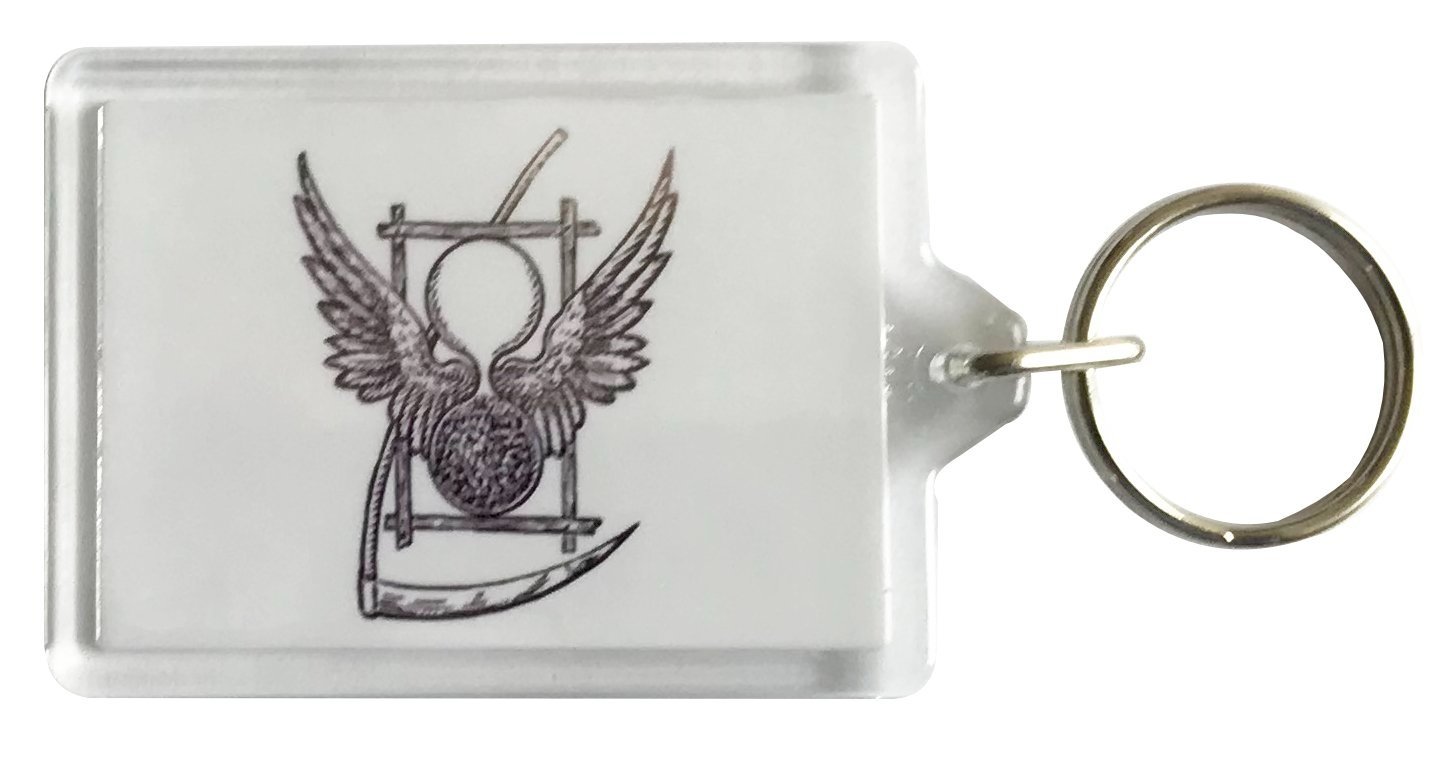 Past Master - Masonic Keyring with 50 x 35mm Insert - Free Delivery UK Mainland - Great Raffle Prize or Gift for Mason