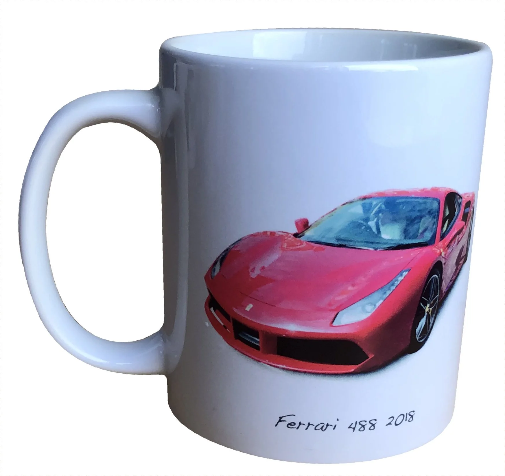 Ferrari 488 2018 - 11oz Ceramic Mug - Ideal Gift for the Italian Car Enthusiast