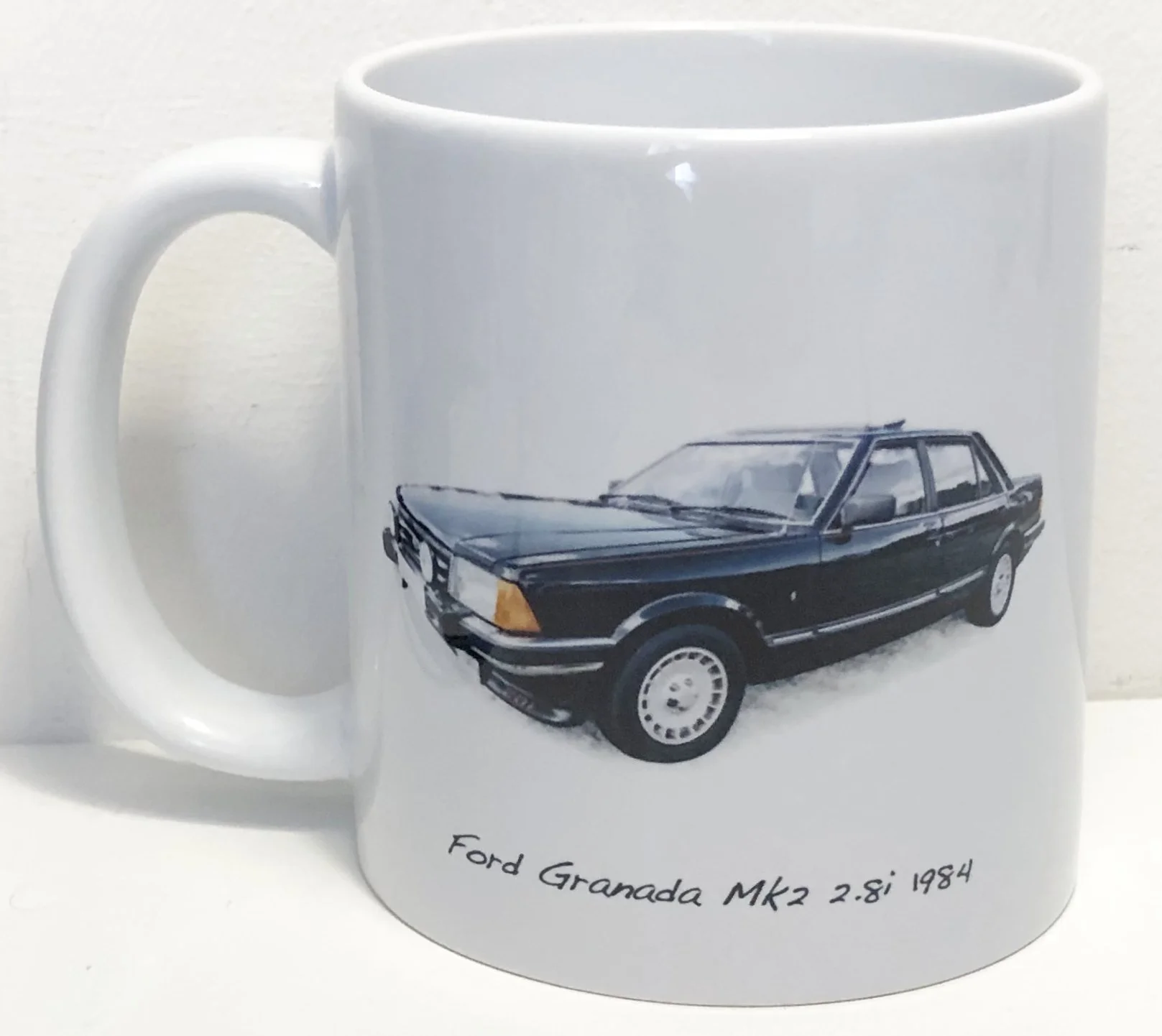 Ford Granada Mk2 2.8i 1984 - 11oz Ceramic Mug - Ideal Gift for the Ford Car Enthusiast