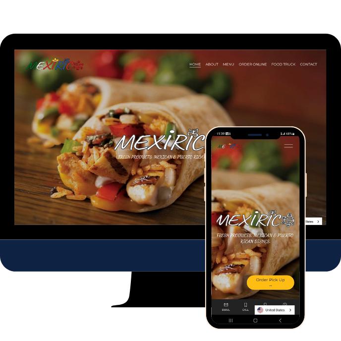 Our portfolio includes this site! This project was wonderful because it introduced us to the world of restaurants and food.