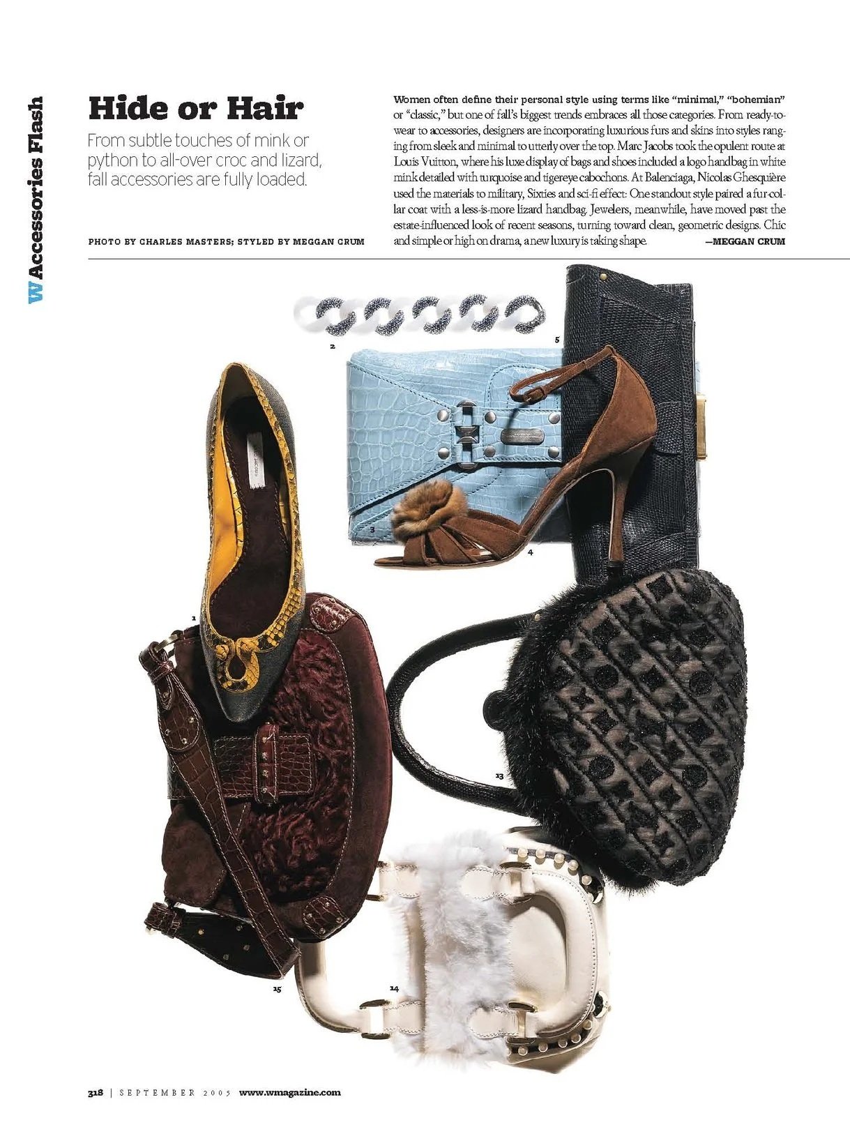 w magazine editorial