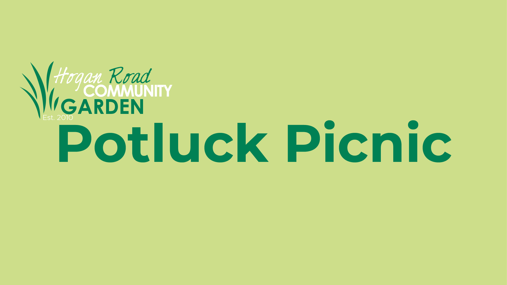 HRCG Potluck Picnic