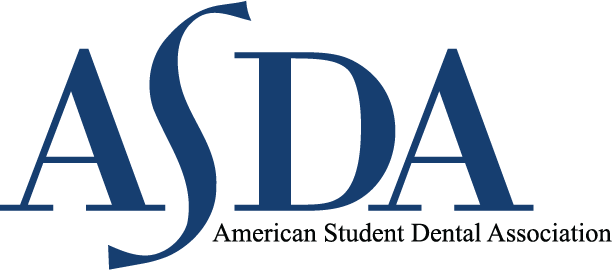 Logo of the American Student Dental Association with the acronym ASDA and the full name below.