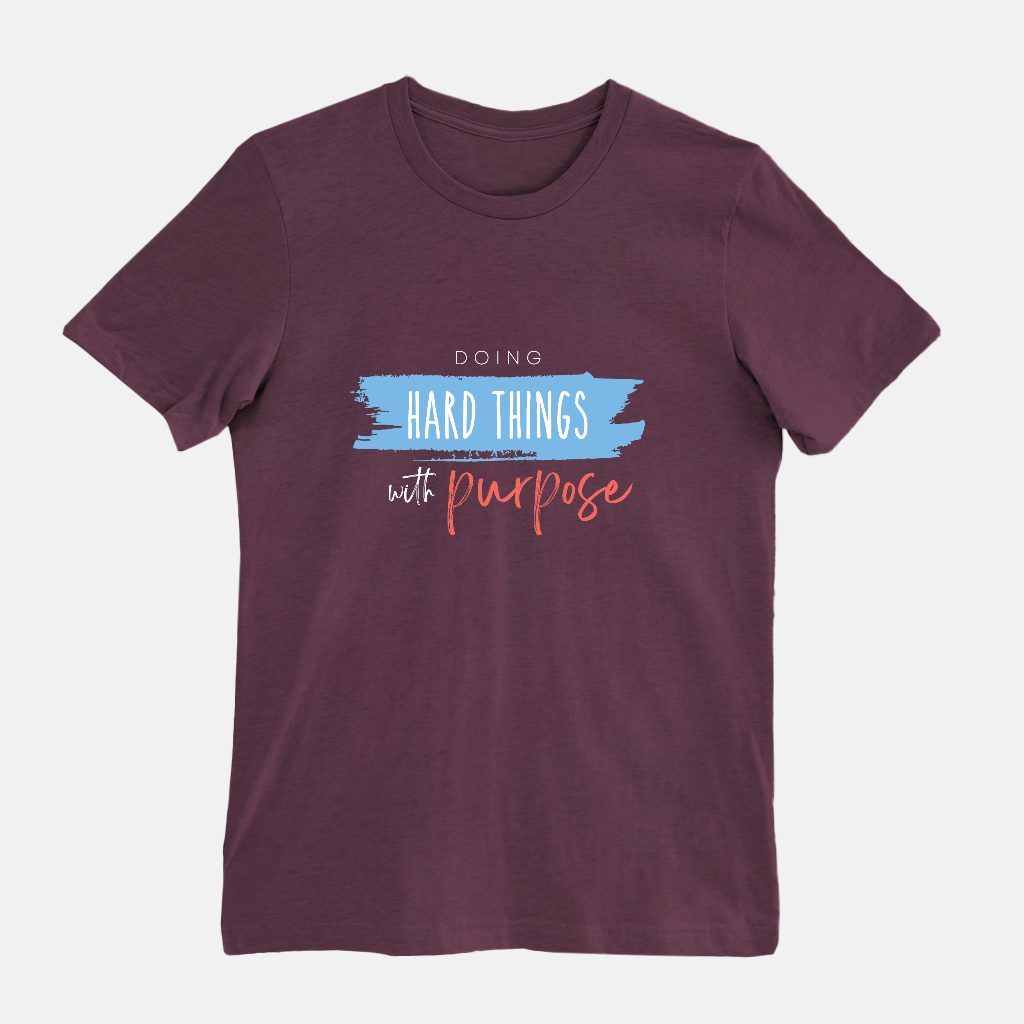 Hard Things Blue Tee