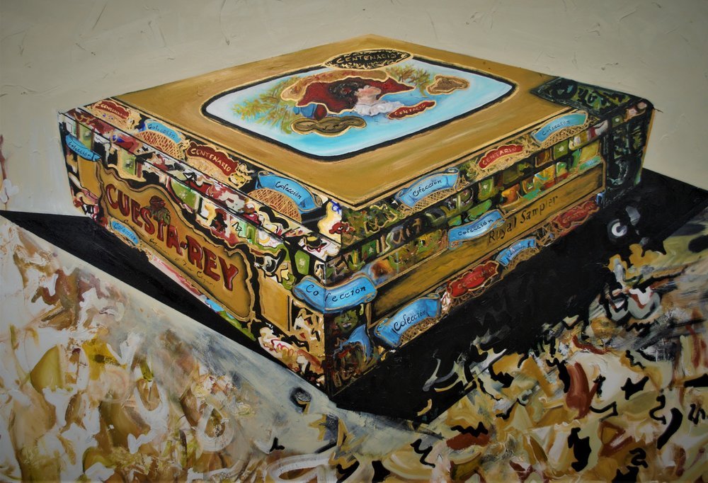 Memorybox of Bullshit Painting