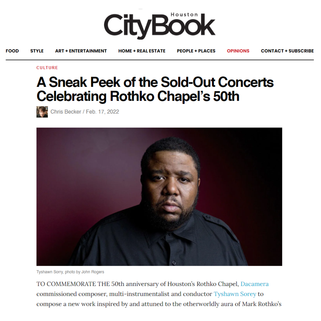 A Sneak Peak of the Sold-Out Concerts Celebrating Rothko Chapel’s 50th