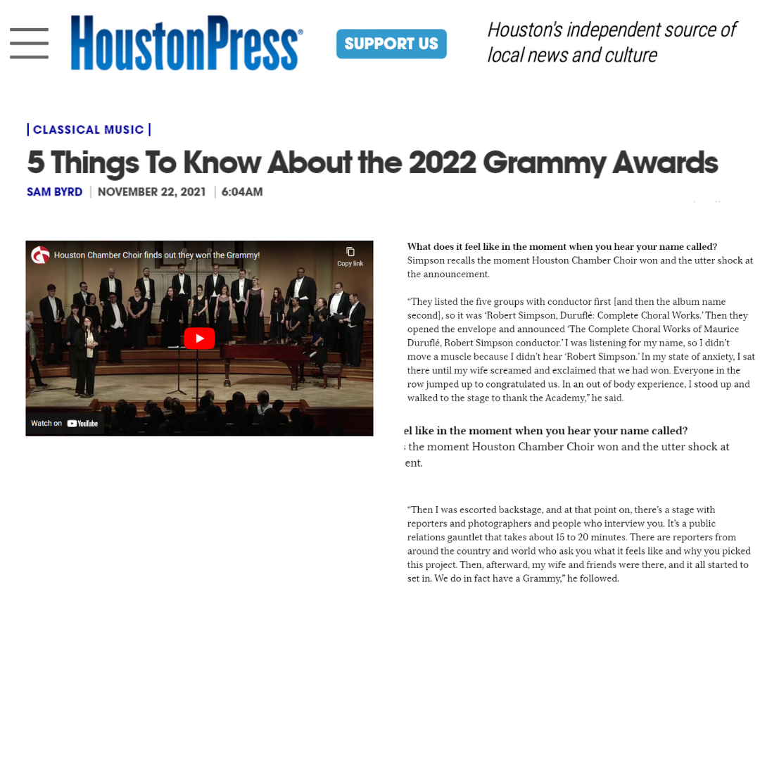 5 Things To Know About the 2022 Grammy Awards