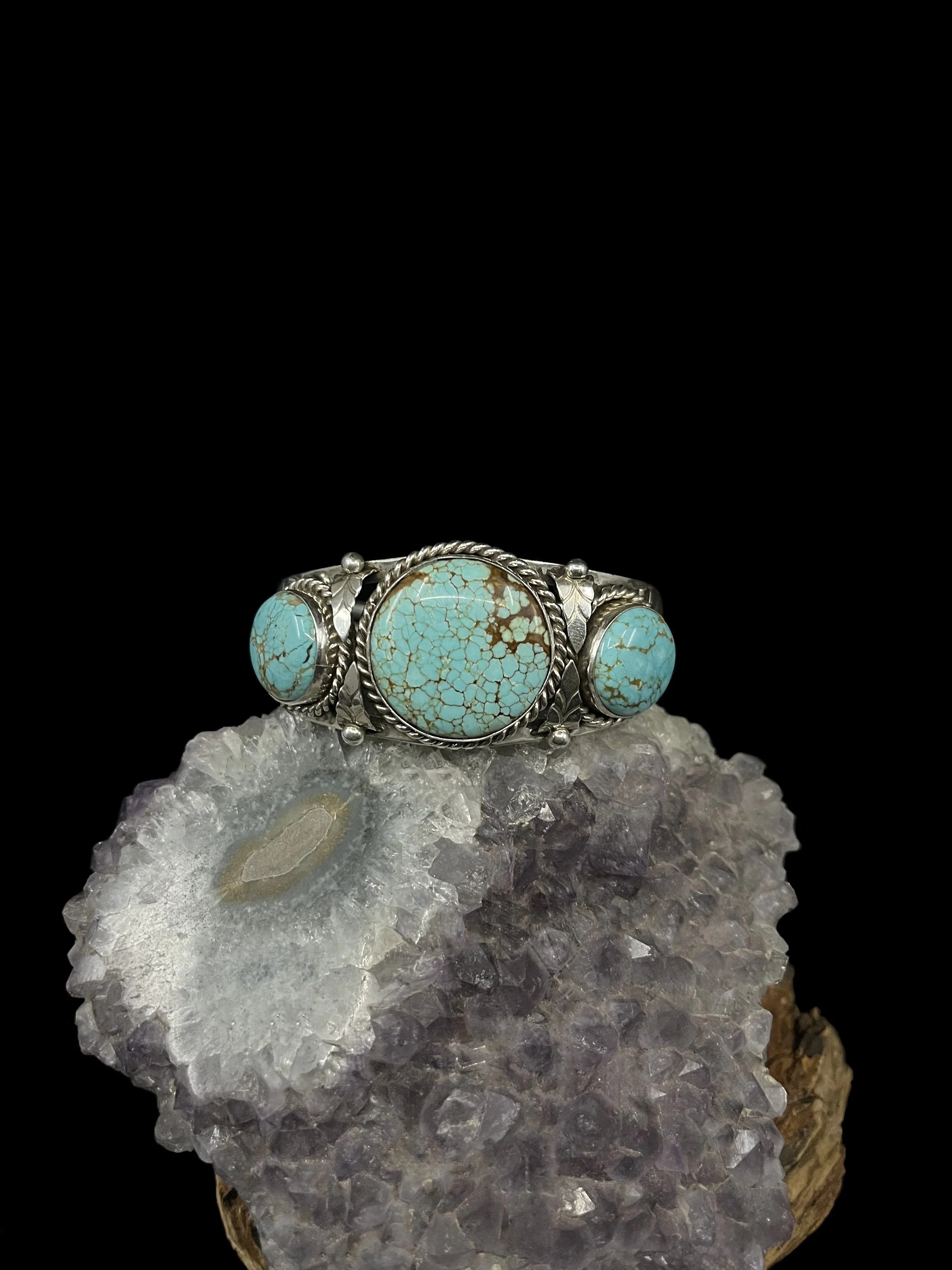 Navajo Kingman Turquoise Cuff