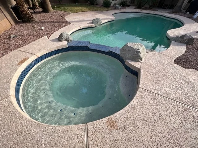 Pool with Kool mini pebble finish