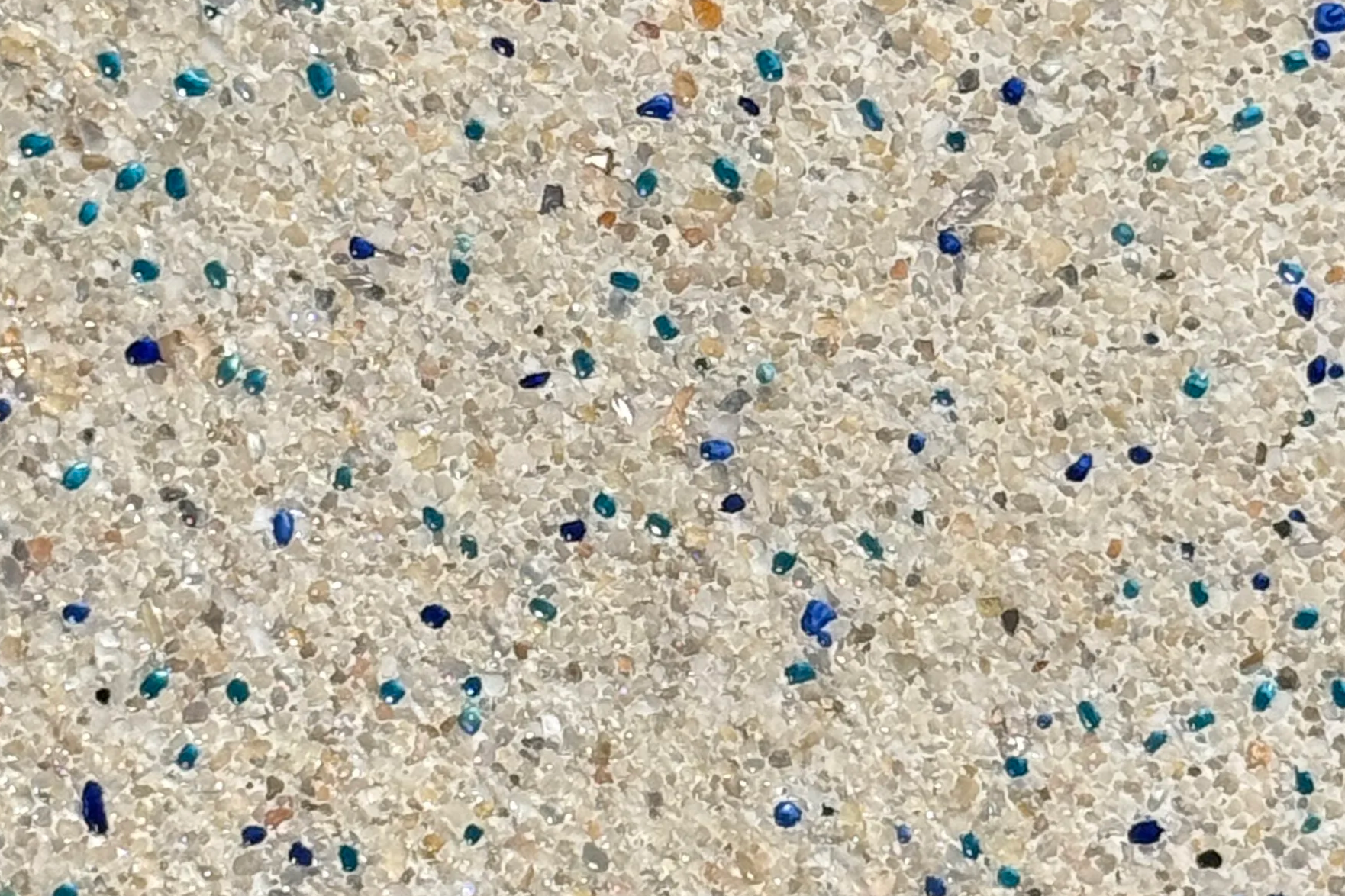 (Mini Pebble with 20% Glass) - White Mini