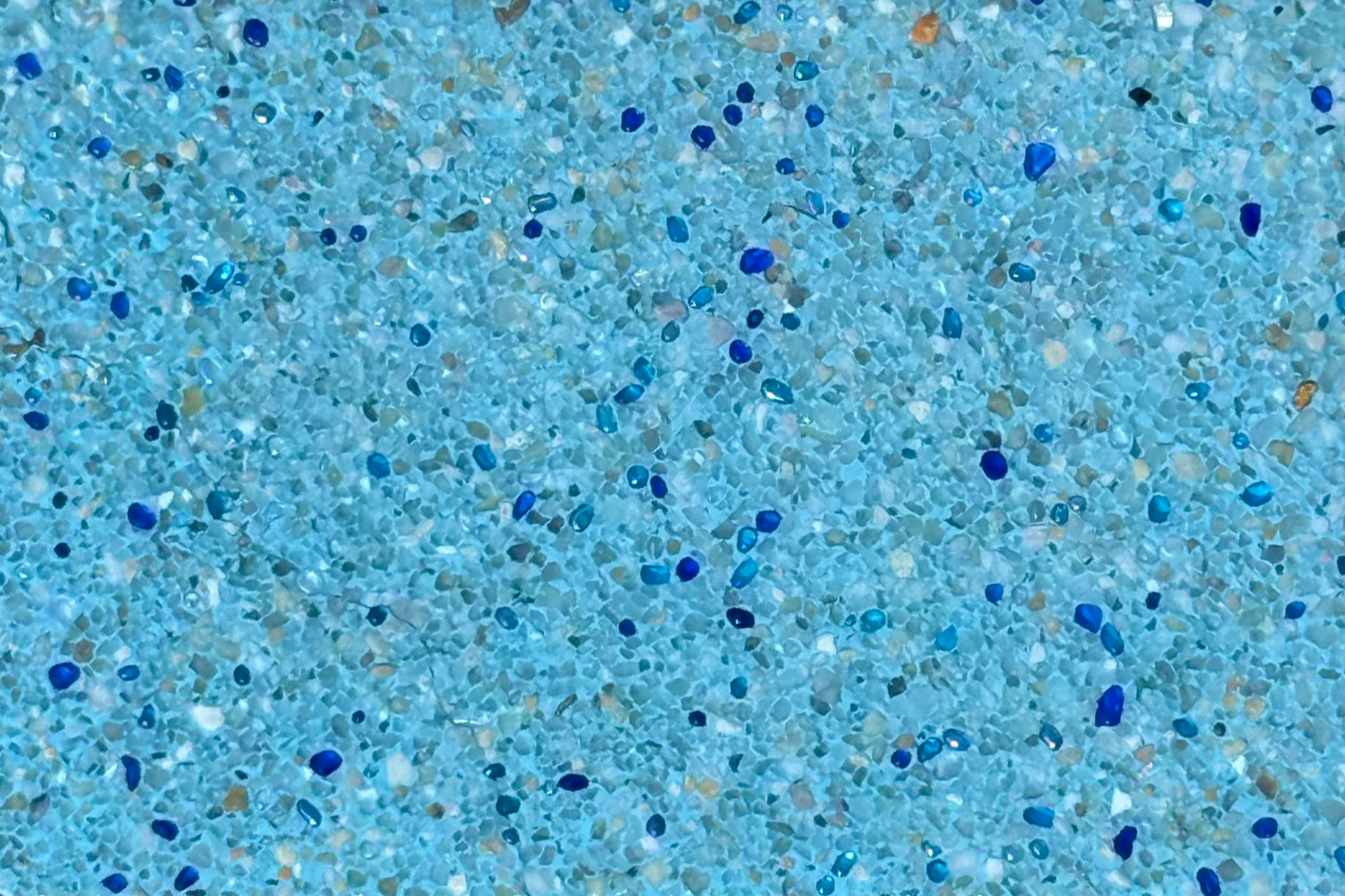 (Mini Pebble with 20% Glass) - Turquoise