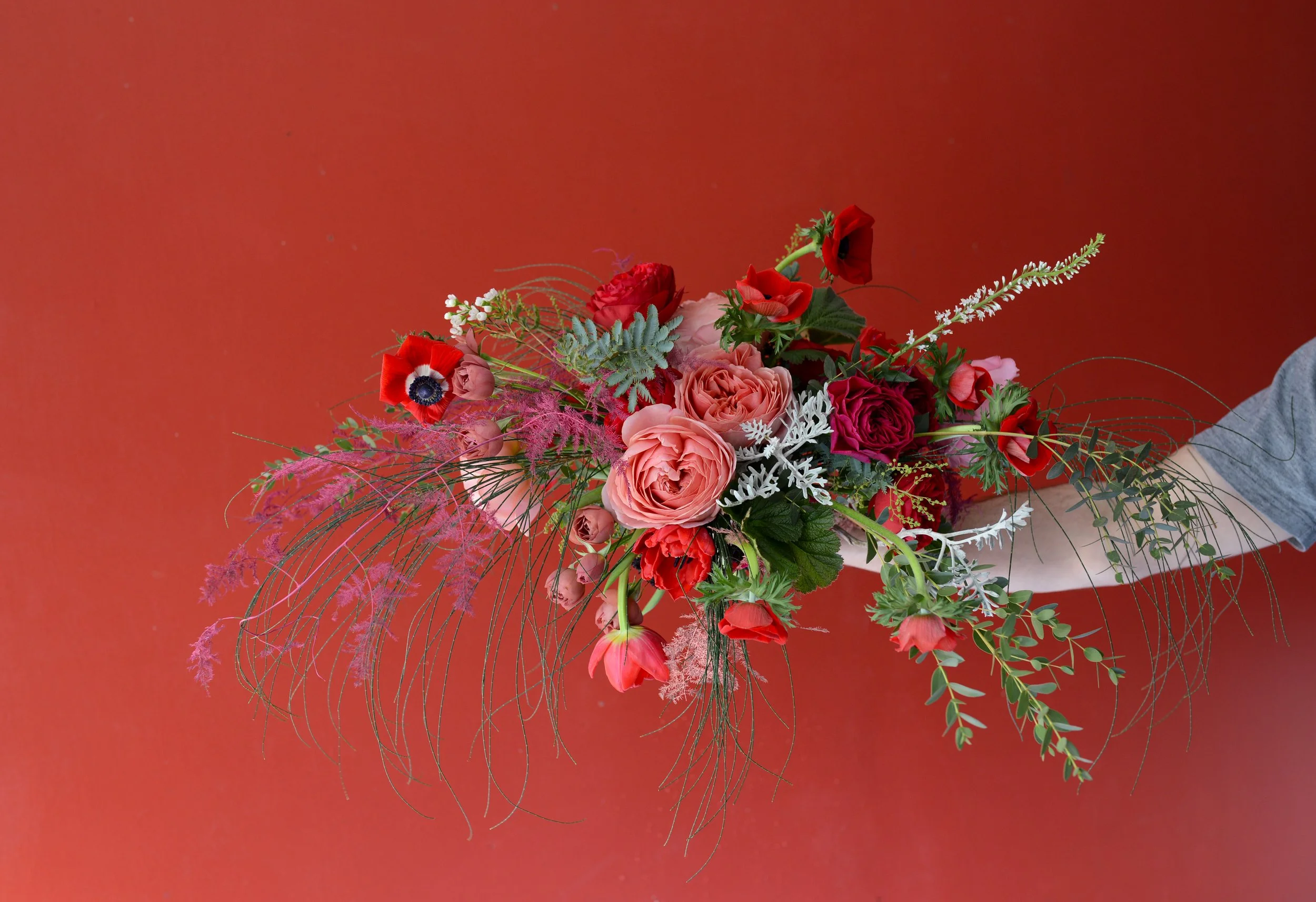 VDAY special Modern romance bouquet