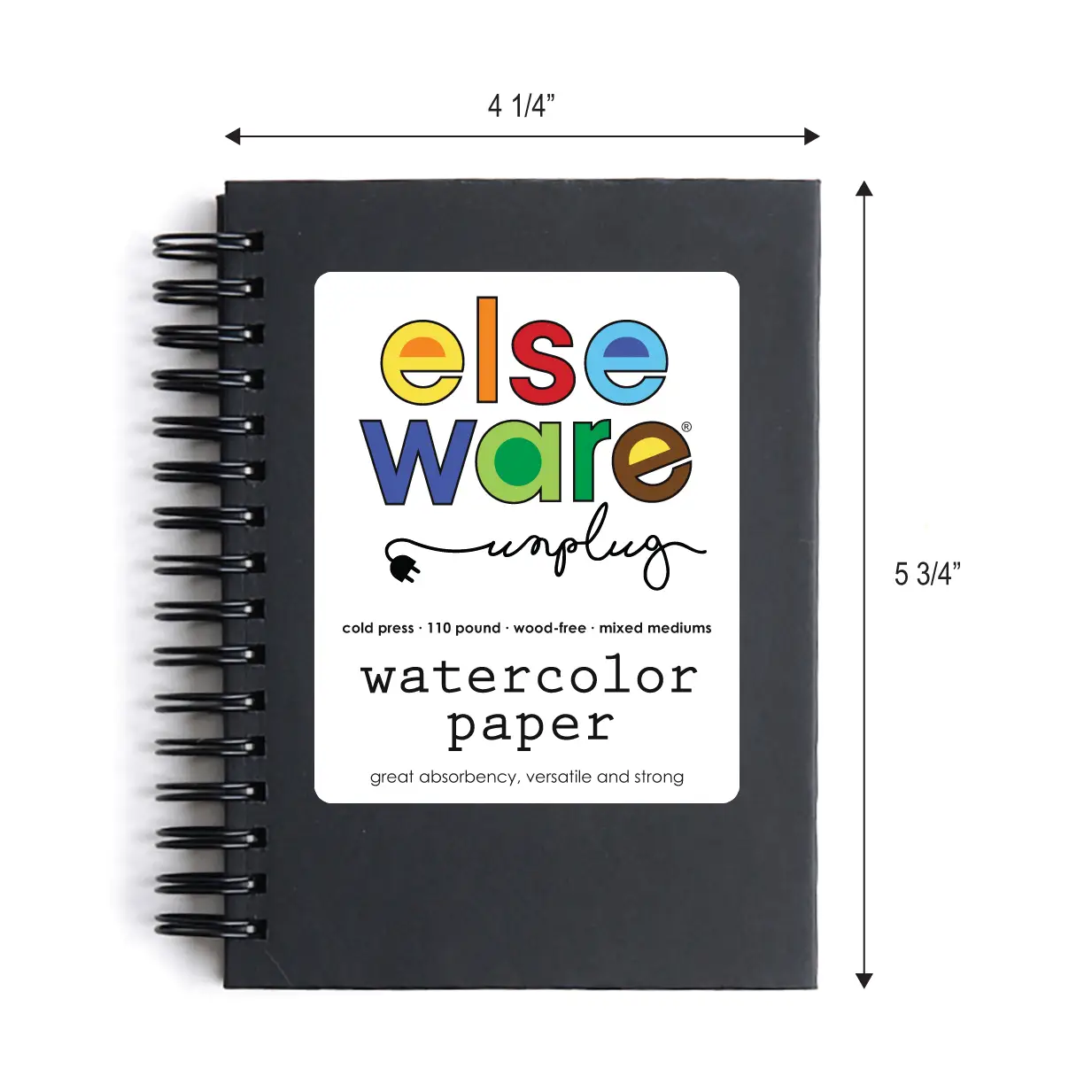 Watercolor Paper Pad - Small - 5.8x4.3in - 110lb Cotton Rag