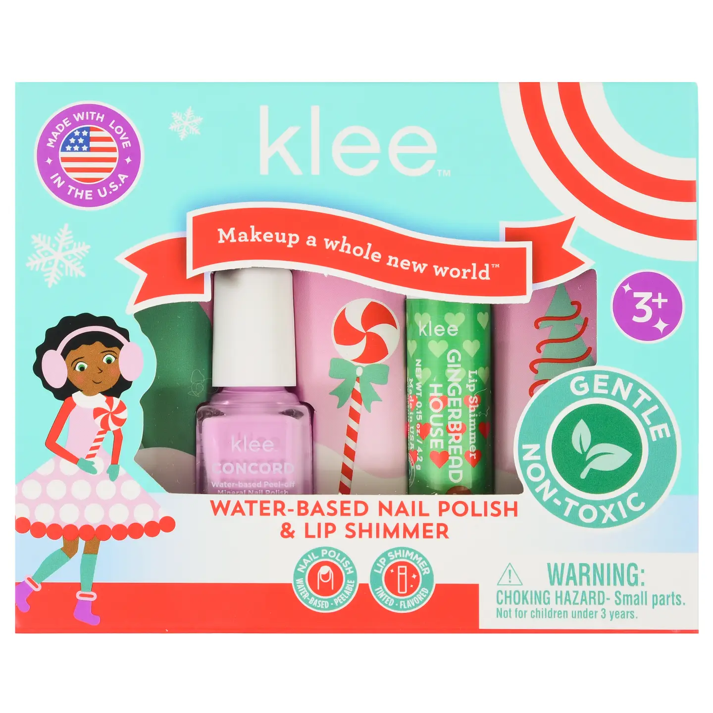 Elves' Play - Water-Based Nail Polish Lip Shimmer Set