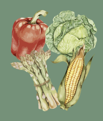 Fall Veggie Art