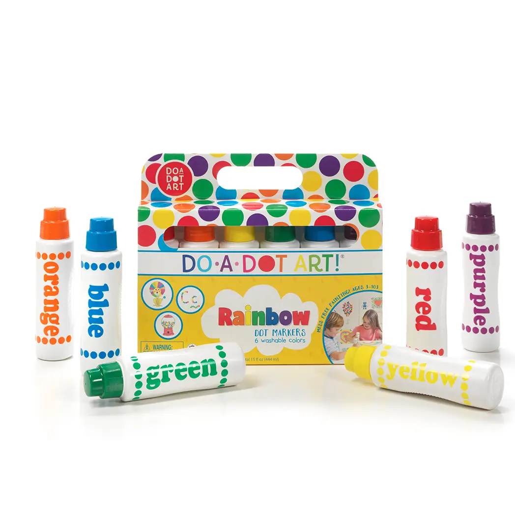 Do A Dot Art! Rainbow Dot Markers