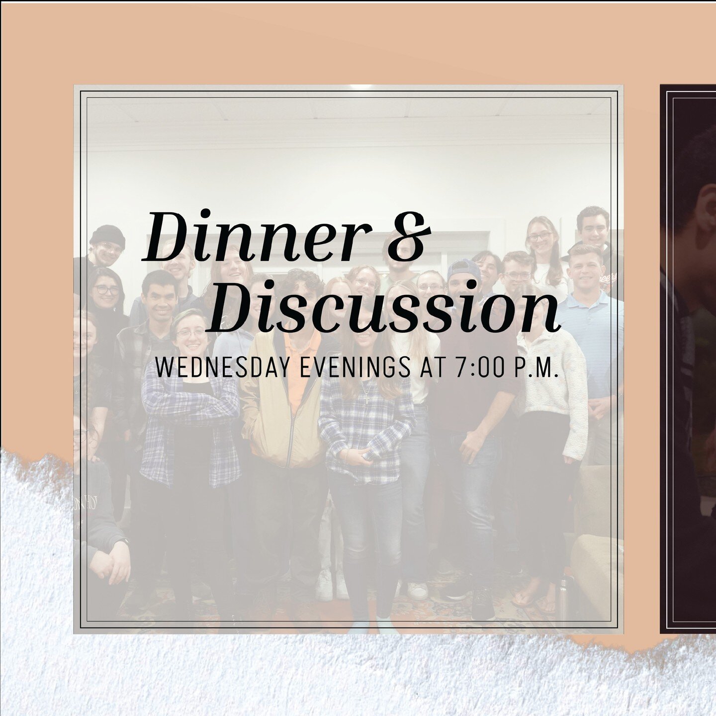 A few things for your calendar:

- Dinner and Discussion - Every Wednesday at 7:00 p.m. in the Episcopal Student Center.
- Breakfast at Midnight - 11:00 p.m. on January 12 in the Episcopal Student Center
- Coffee Groups - Various options, fill out th