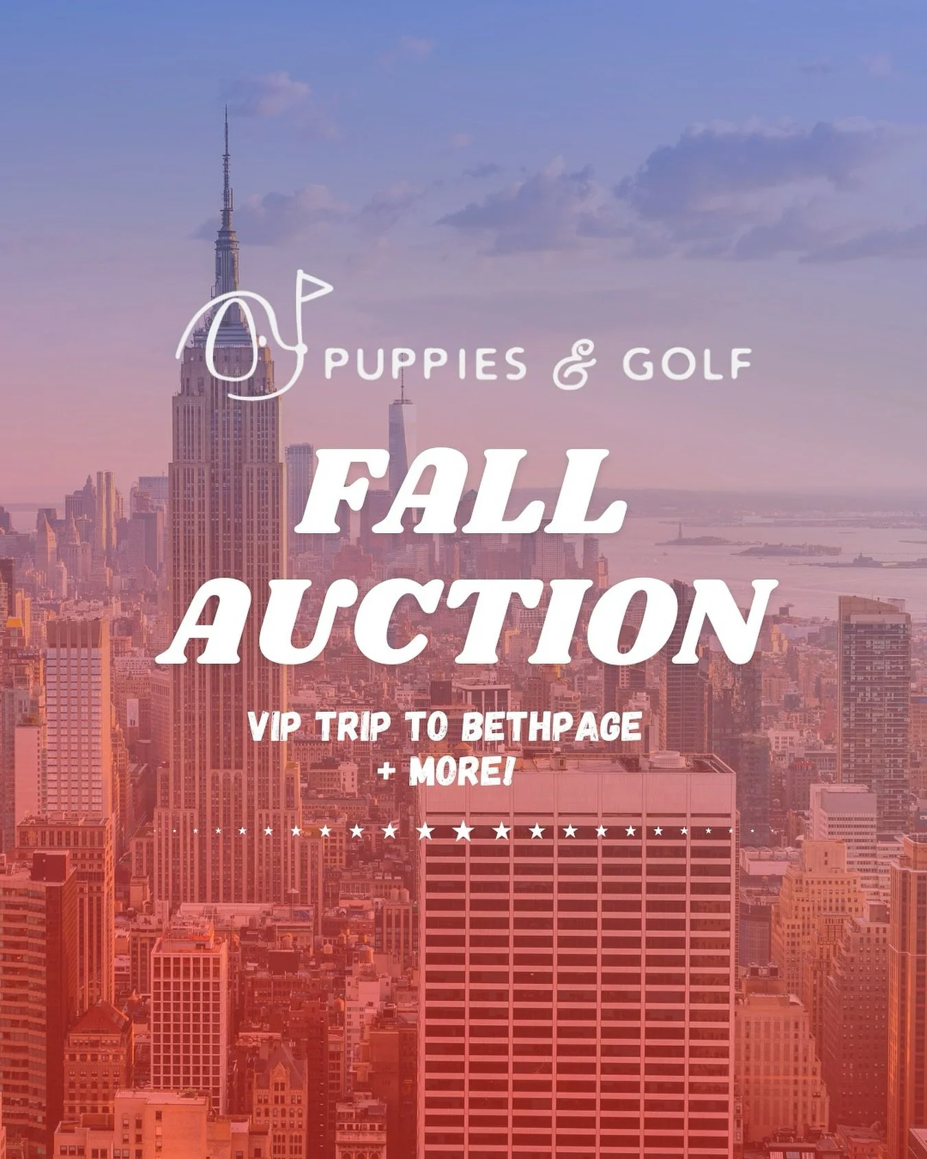 🚨 The Auction is Live 🚨

From now until August 25, you can bid on an unforgettable trip this year to Bethpage for one of golf&rsquo;s most legendary events plus lodging. We&rsquo;ve teamed up with @elijahcraig to make it happen.

That&rsquo;s not a