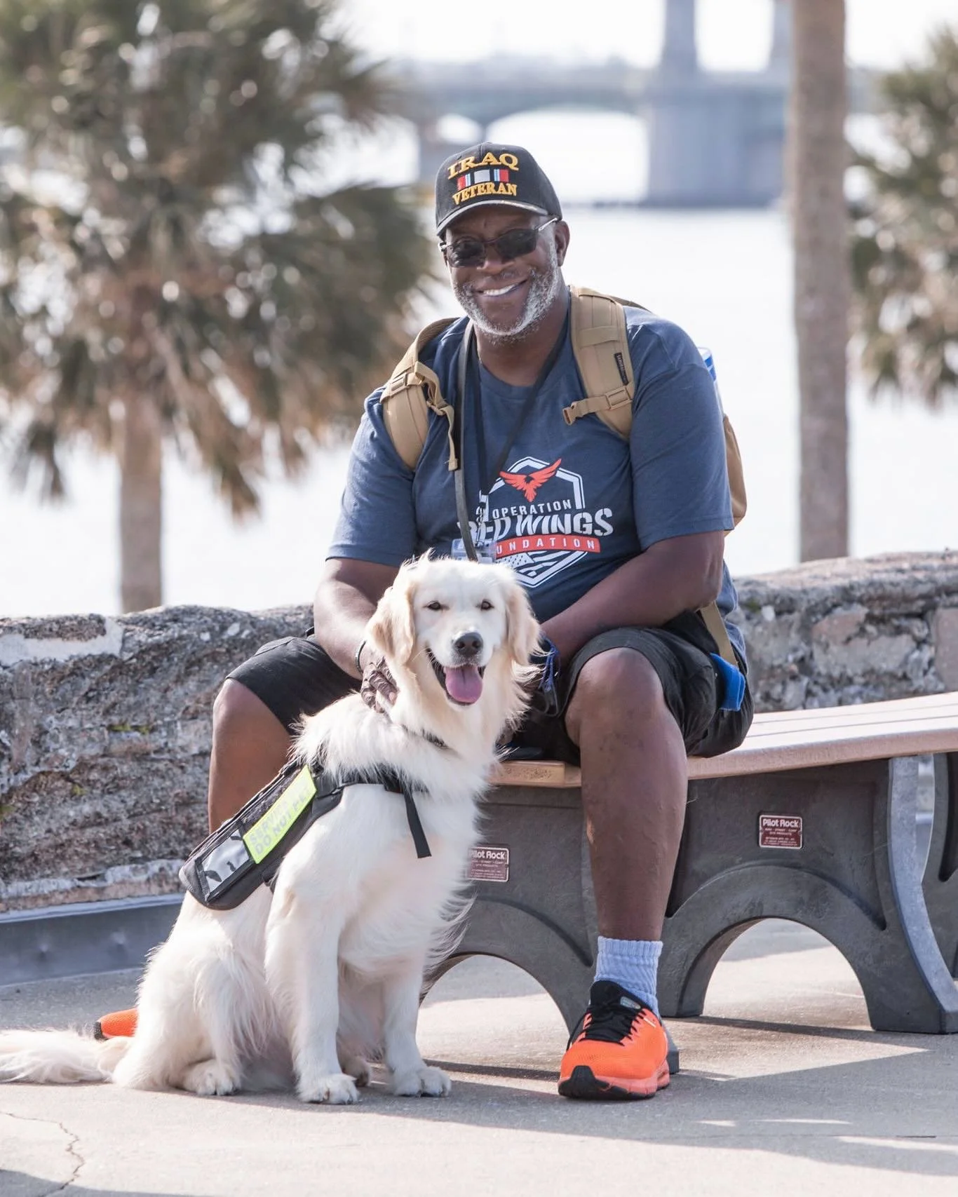 September is National Service Dog Awareness Month, and this cause is close to our hearts. ❤️

Supporting organizations that provide service dogs to military veterans is one of the three pillars of Puppies and Golf. Through partners like JLAD, Warrior