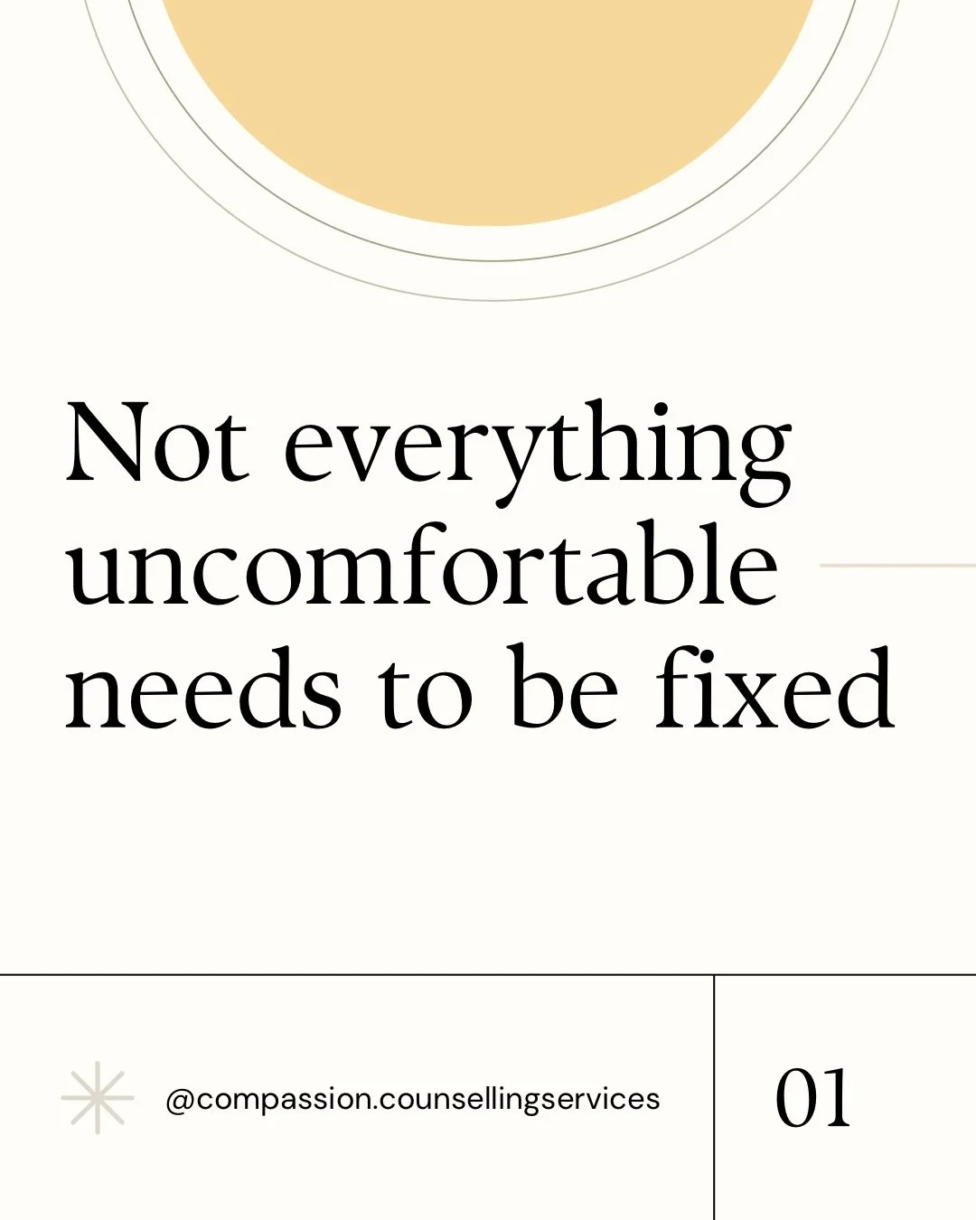 Our brains are wired to move away from discomfort as quickly as possible. We distract ourselves, overthink, avoid, numb out, or try to &ldquo;fix&rdquo; whatever we&rsquo;re feeling.

But not every uncomfortable emotion is a problem that needs solvin