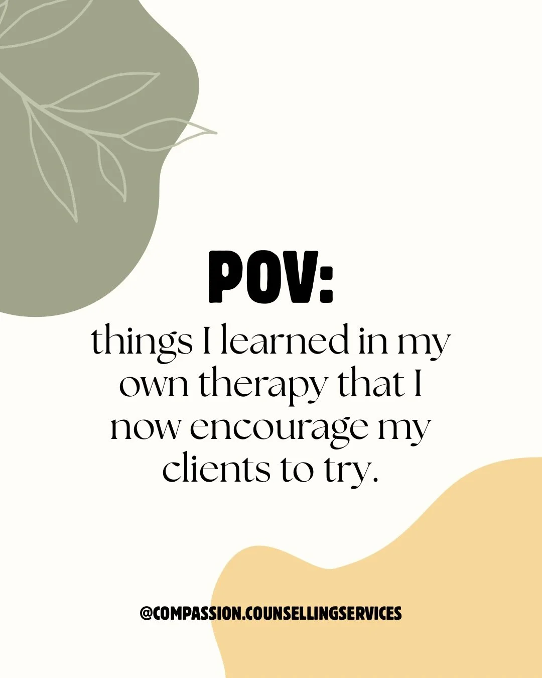 One of the most humbling parts of being a therapist is realizing that the same work I invite clients into&hellip; is work I&rsquo;ve had to do myself.

Therapy didn&rsquo;t make me perfect &mdash; but it helped me understand myself with more compassi