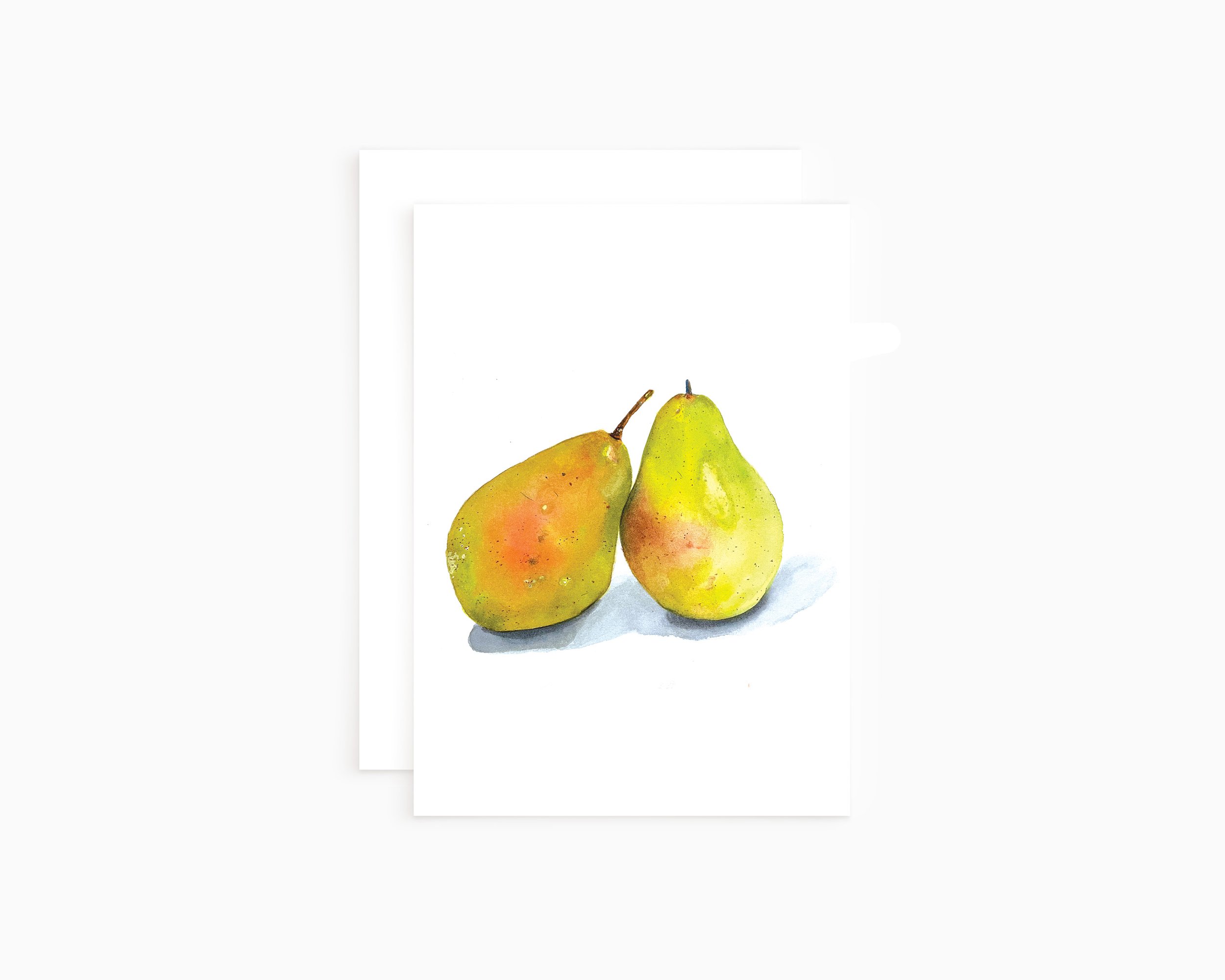 Pears - Greeting Card | Note Card | Blank Inside
