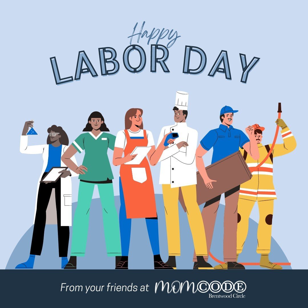 Wishing you and your loved ones a relaxing, safe, and very Happy Labor Day!
.
.
.
.
#happylaborday #labordayweekend #endofsummer #holidayweekend #momlife #momcode #momcodebrentwood #knowthecode #brentwoodtn #franklintn #nolensvilletn #nashville #play