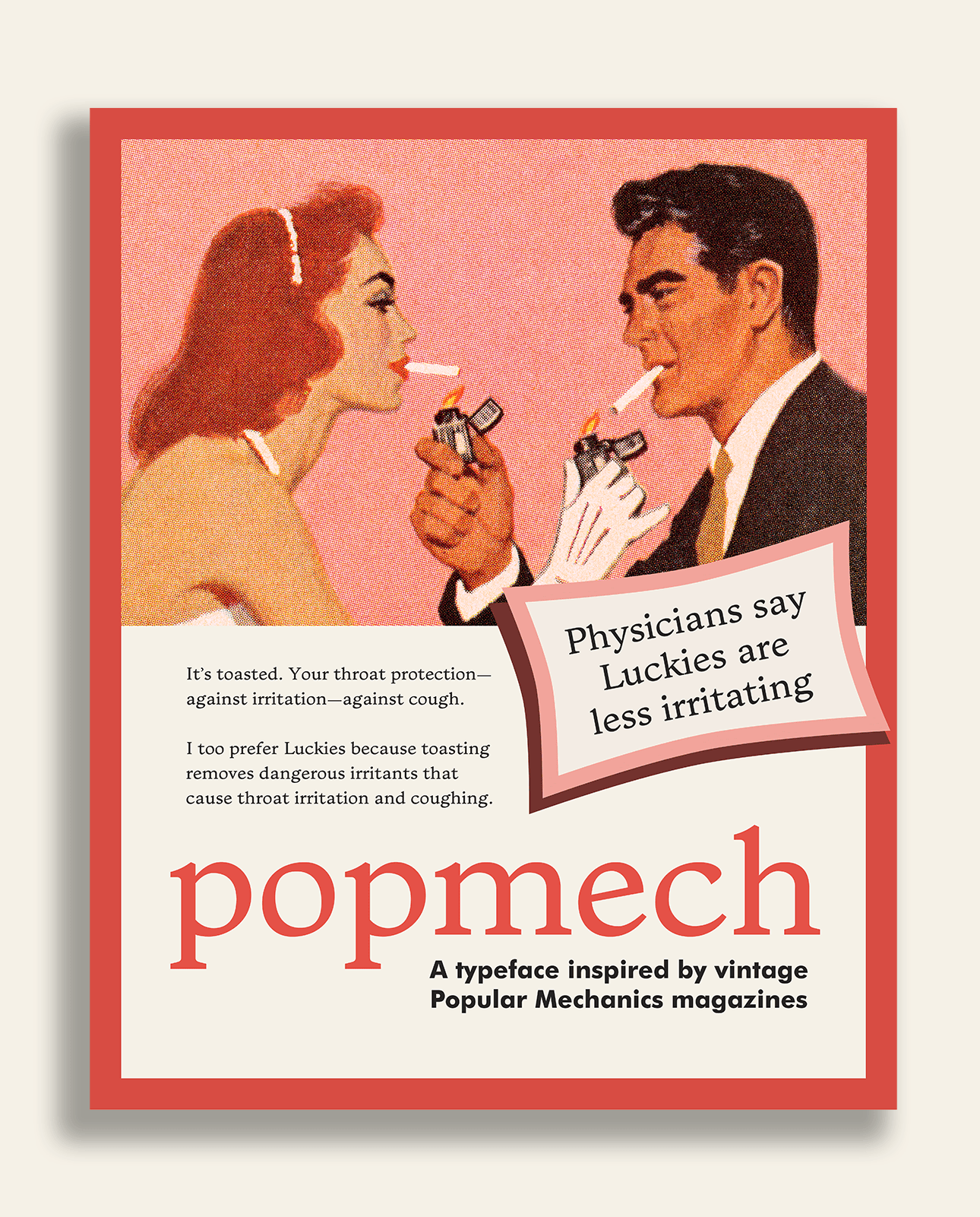 PopMech Typeface Design