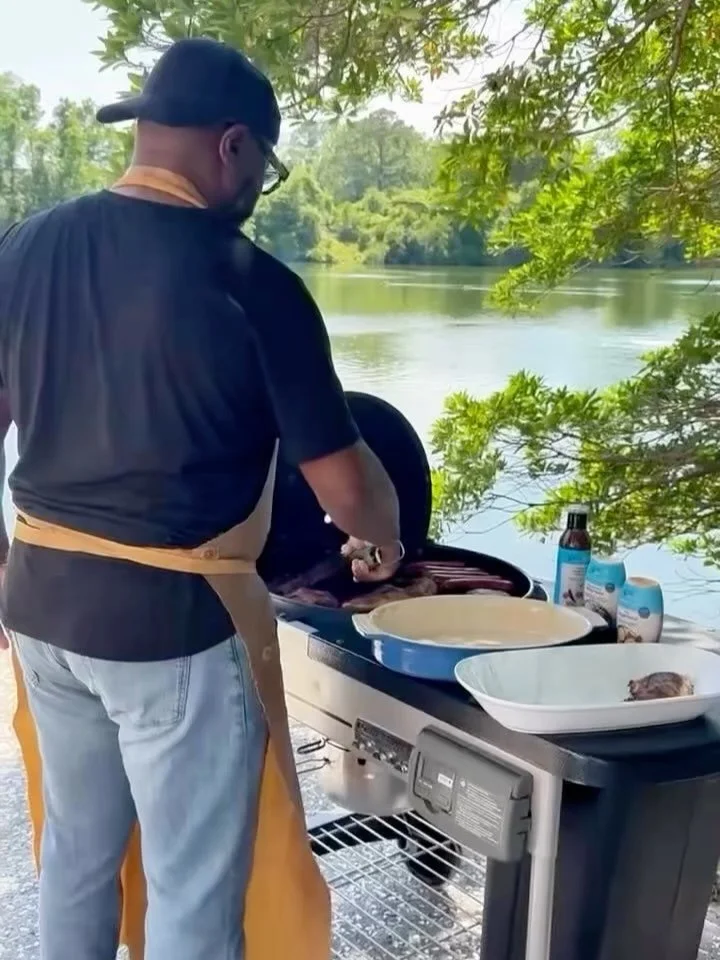 The @target Good &amp; Gather chef collab with Pitmaster Rodney Scott @pitmasterrodneyscott is finally launching!! Starting June 1st, grab a collection of 12 Carolina-style favorites to elevate your BBQ game, and become a pitmaster from your own home