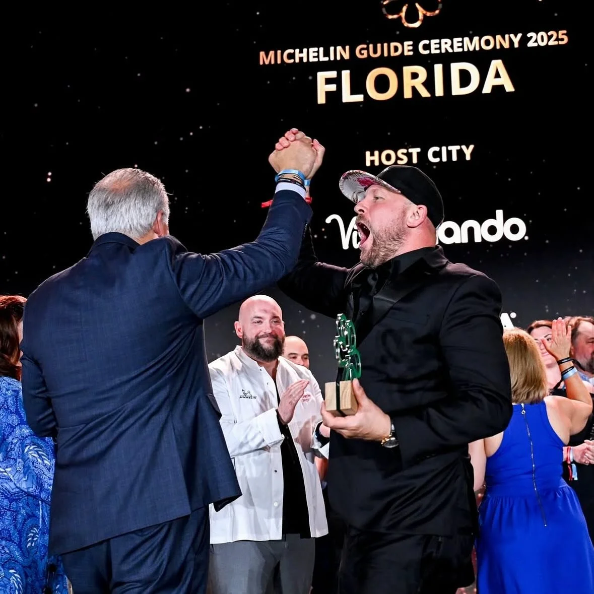 A HUGE congratulations to @chefjeremyford and @stubborn_seed for receiving another consecutive Michelin Star, AND for receiving this year&rsquo;s Green Michelin Star for your outstanding commitment to sustainable gastronomy in the heart of Miami💚 Th