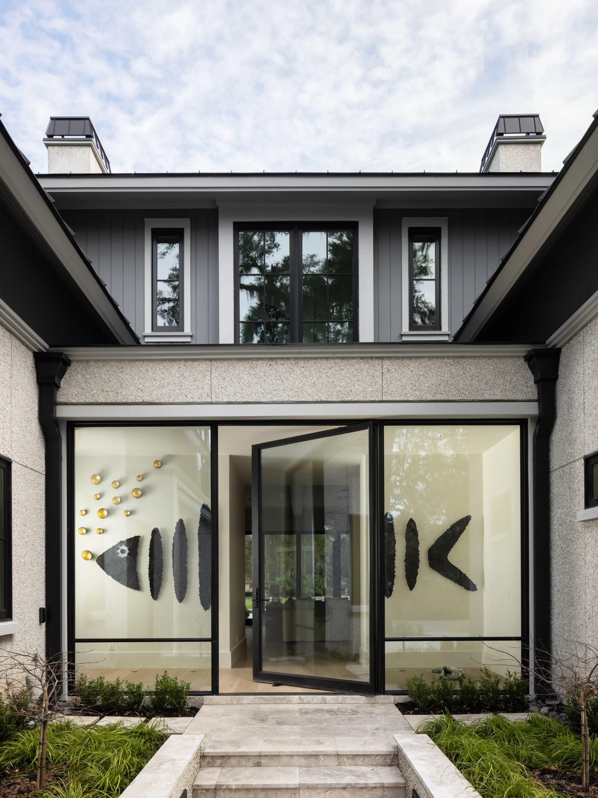 One of our favorite details from this property 🐠 

.
Photographed by @mollyrose.photo 
.
.
.
#homebuilders #modernart #customhome #homedesign interiordesign