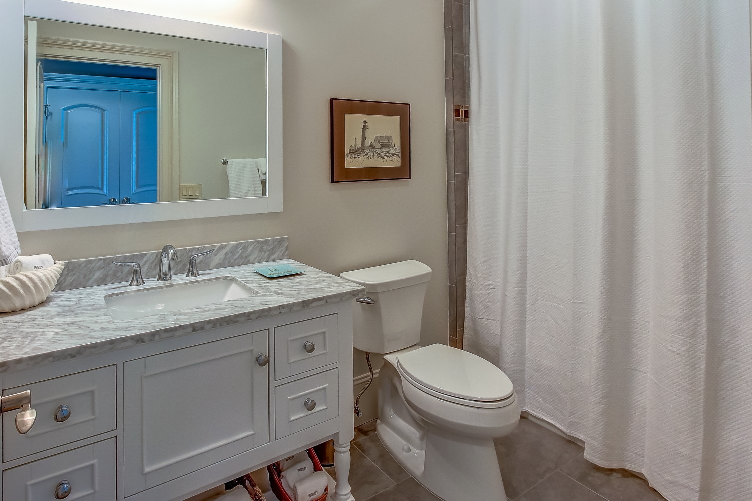 Guest Bath Modern Beach Home