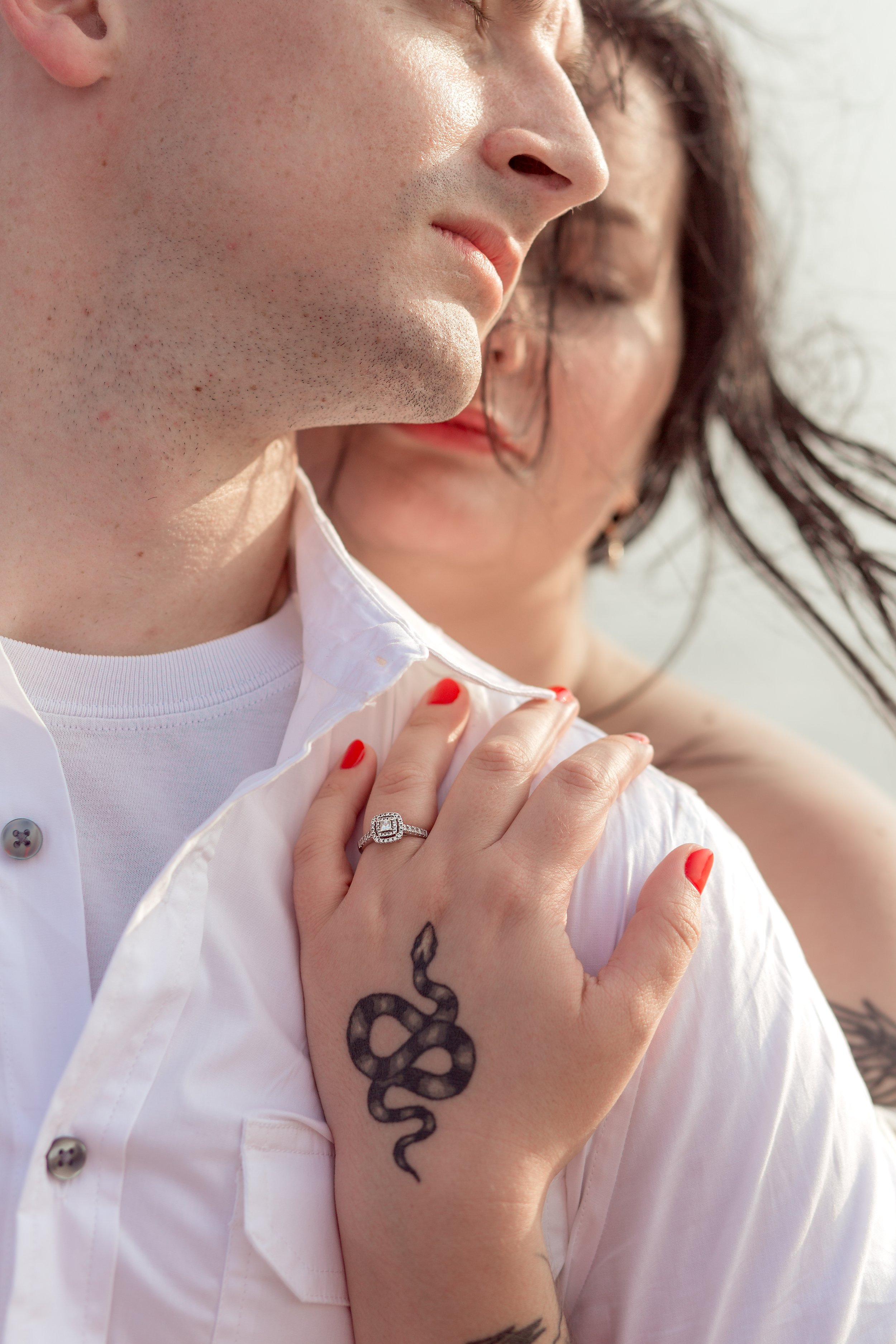 detail photo from beach photo session in myrtle beach