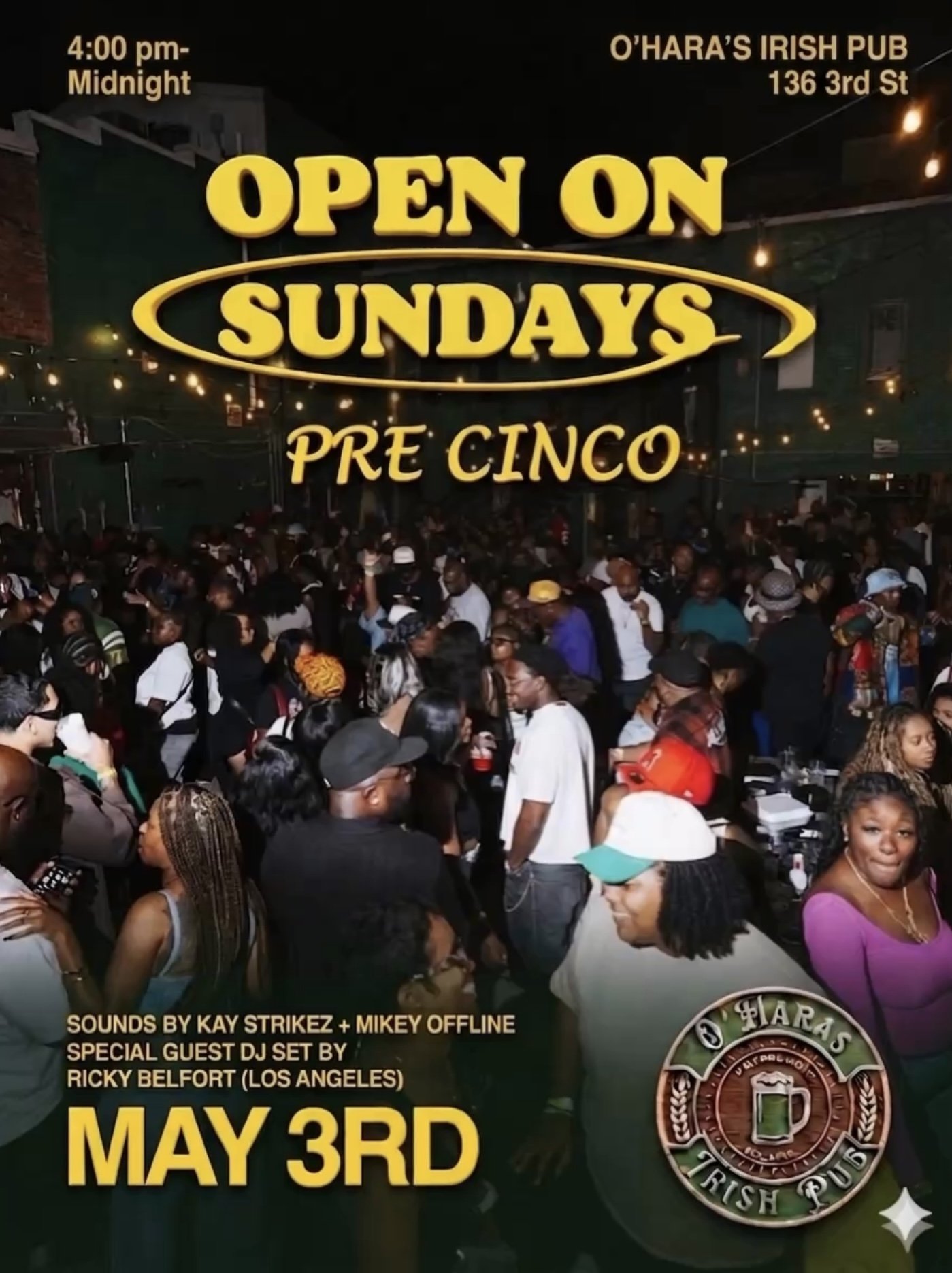 OpenOnSundays - O’Hara’s 5.3.26