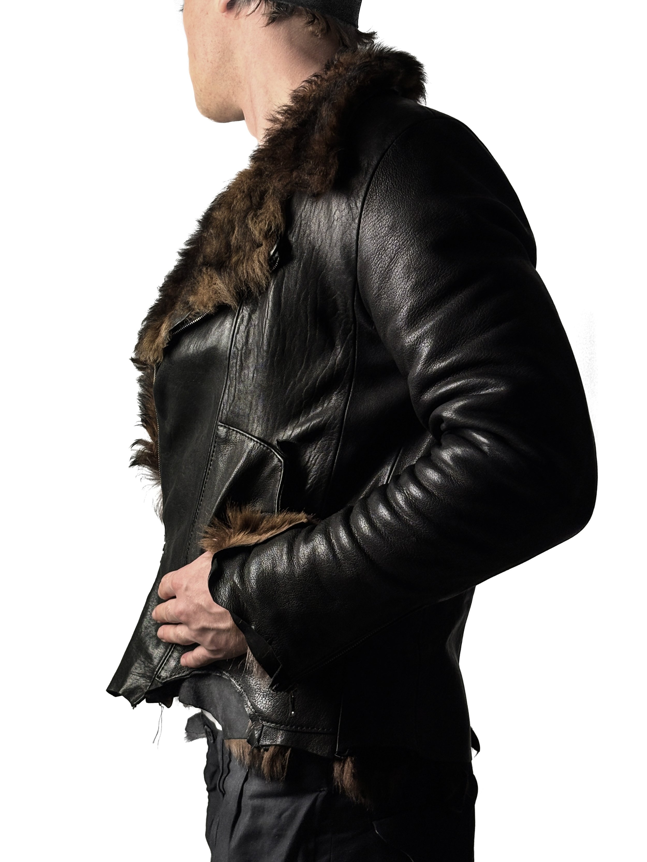Fur Lined Vlad Moto Jacket