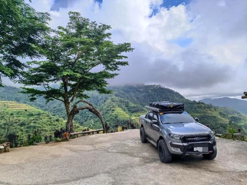 "The Banaue Rice Terraces (Hagdan-hagdang Palayan ng Banawe) are terraces that were carved into the mountains of Banaue, Ifugai, in the Philippines, by the ancestors of the Igorot People. It is commonly th