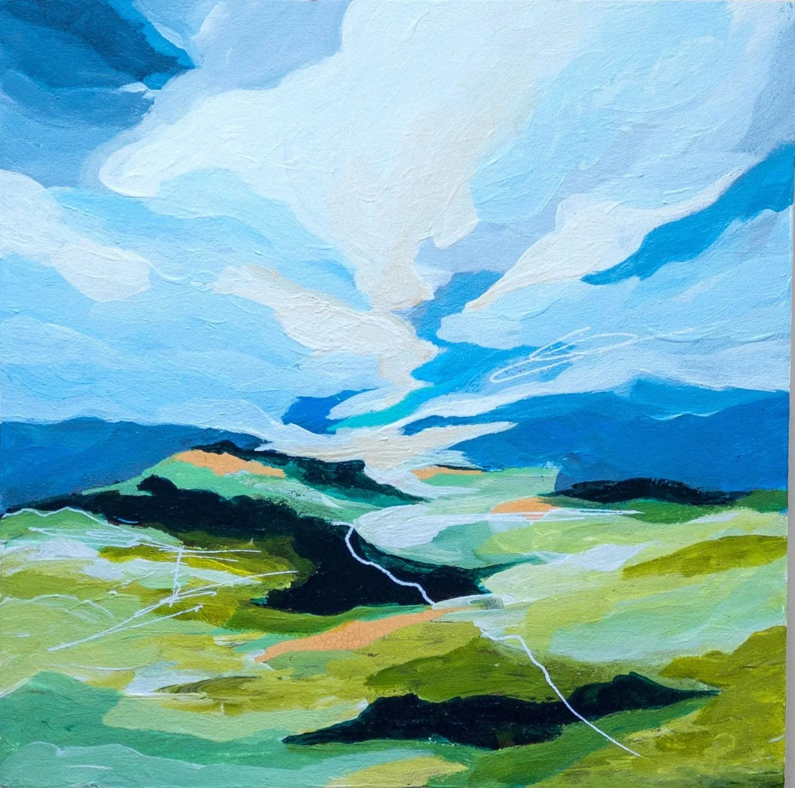 🔴  Valley of Hope 8"x8" - Original