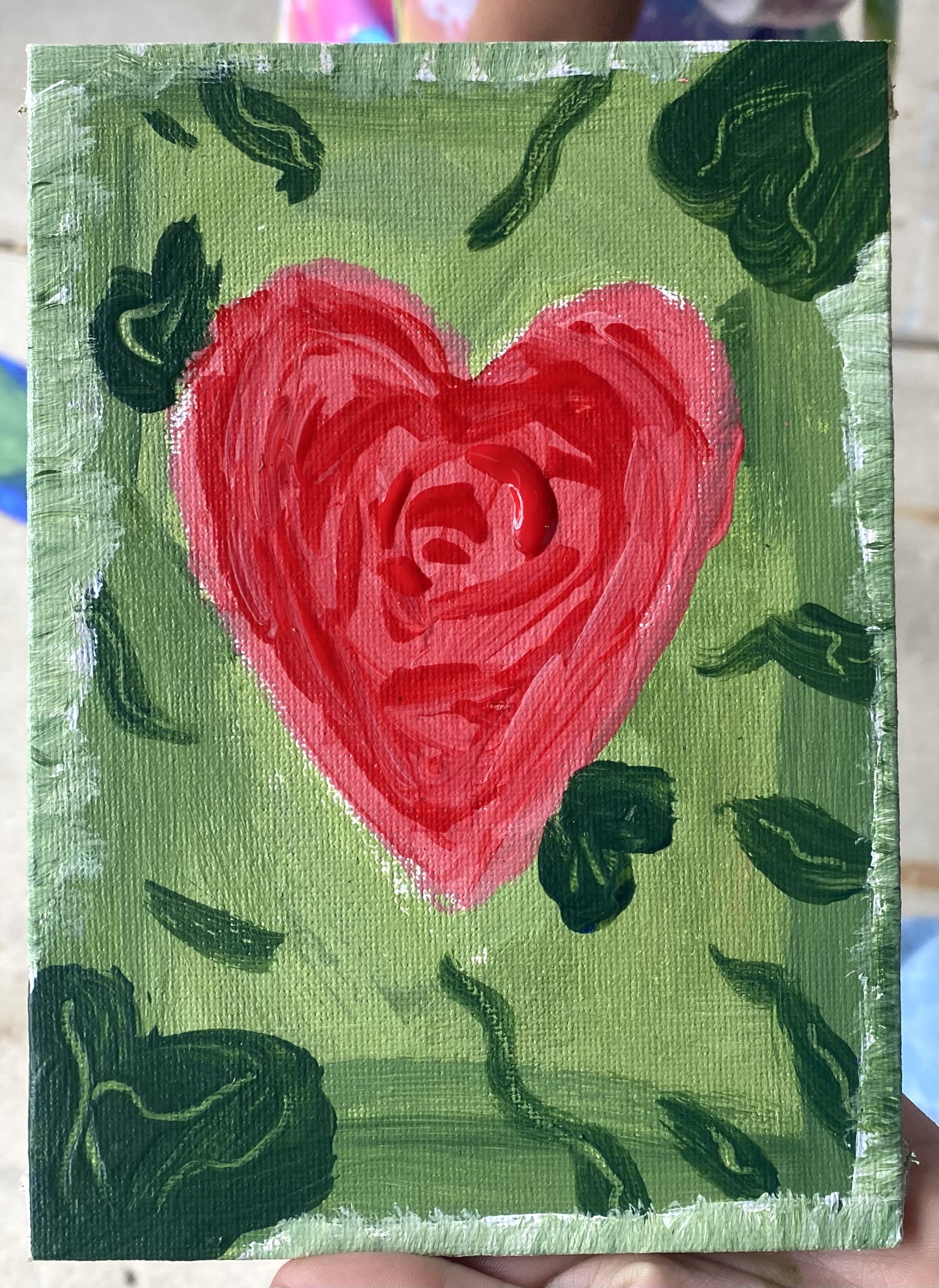 Acrylics on canvas (grade 3-5)