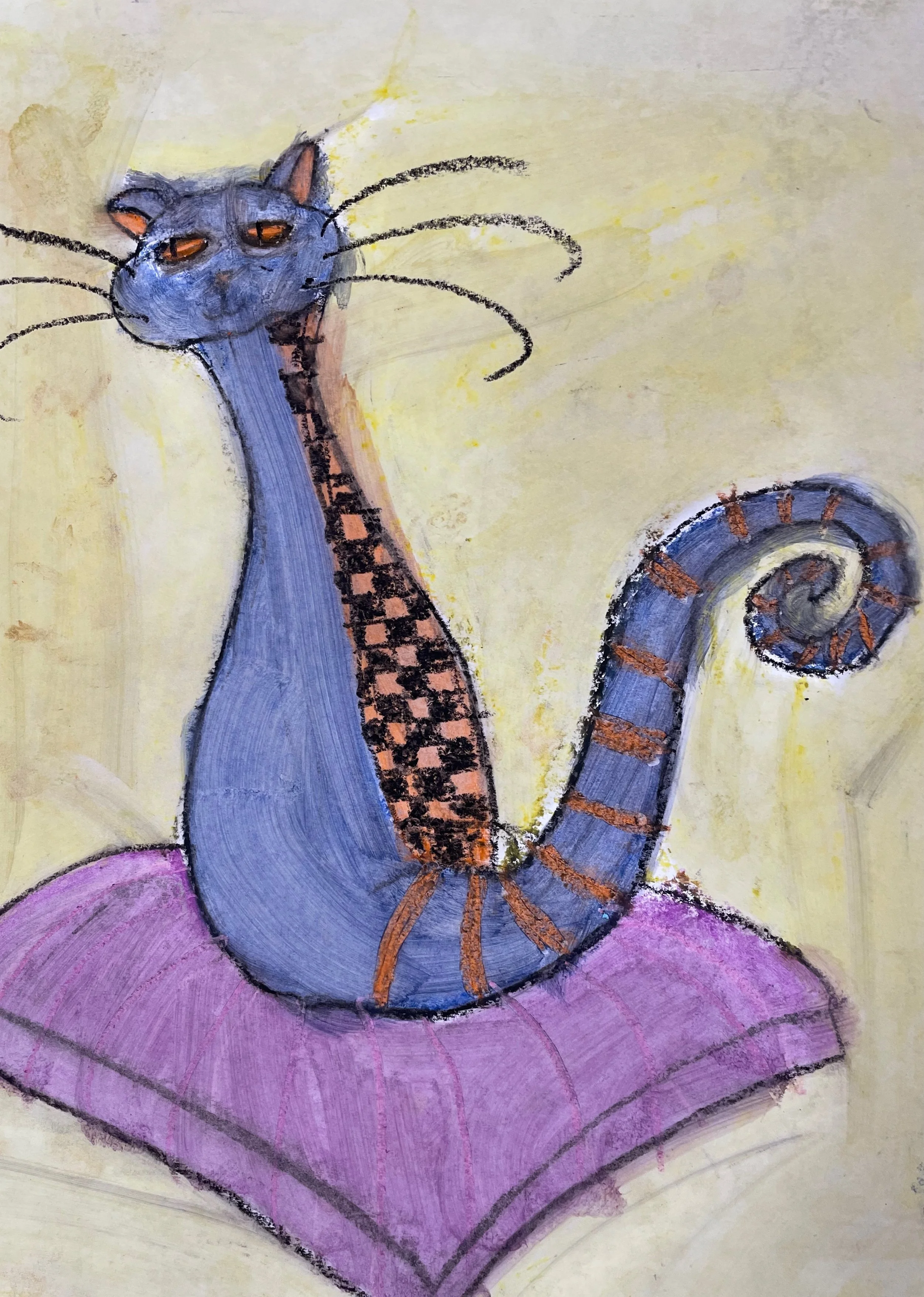 Stylized Oil Pastel grade 3-5