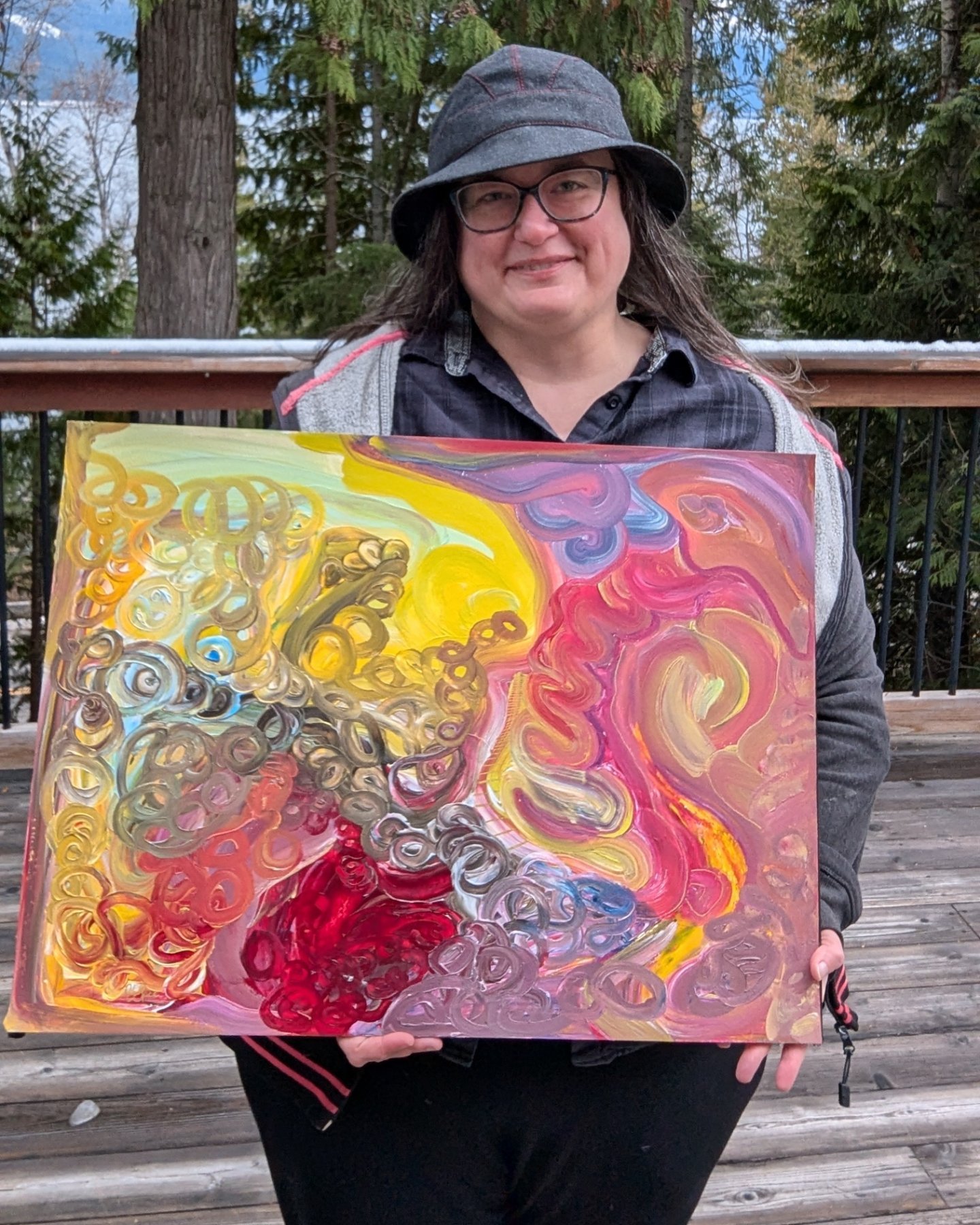 Art and agony

My art is blowing my mind. How the heck did I get here? I started wanting to paint landscapes and I did. I still do sometimes. Life is way too interesting! 

Here's some realness. 

My skin is not happy. My body is a misery every day. 