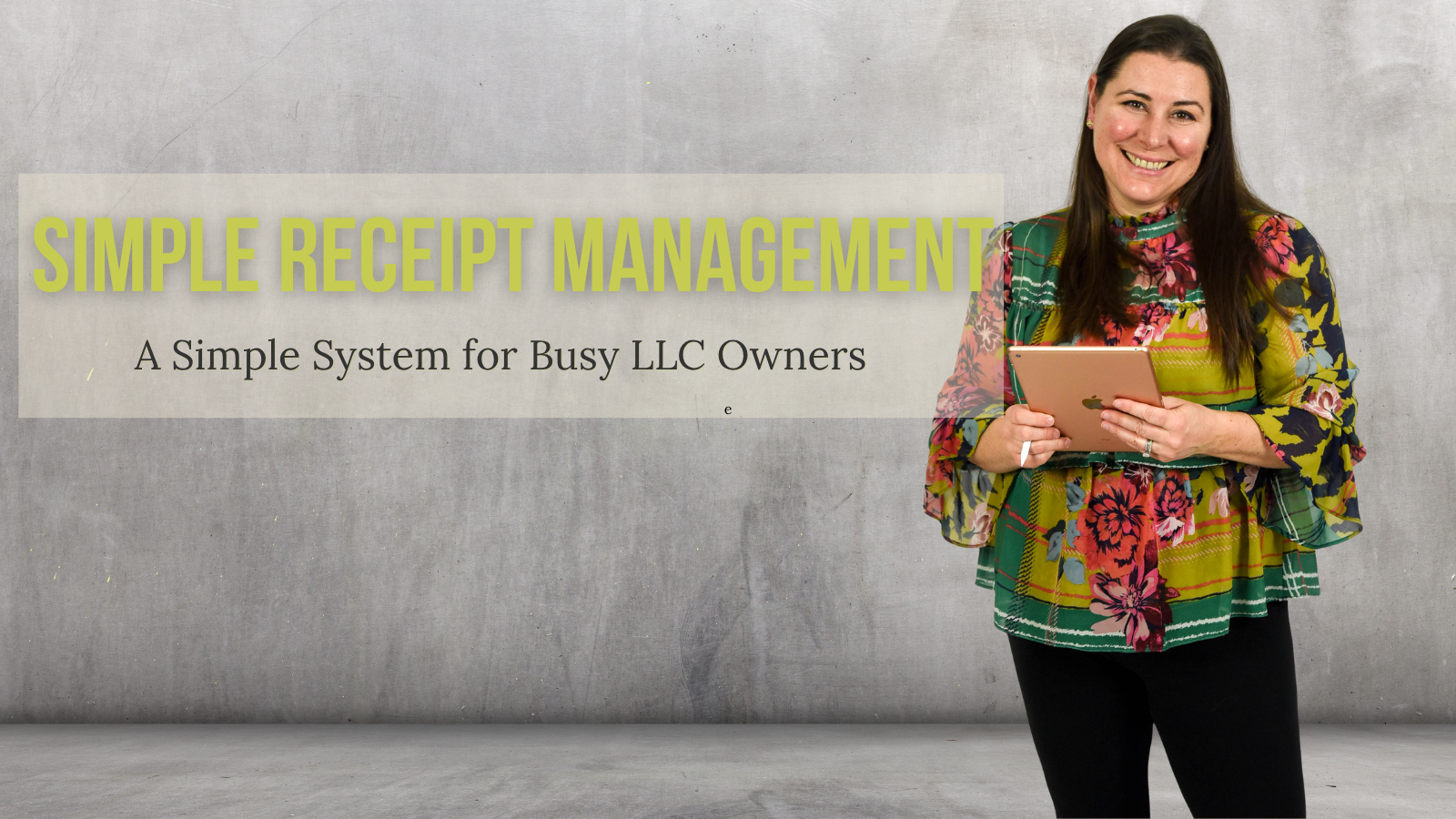 Simple Receipt Management Systems for Busy LLCs
