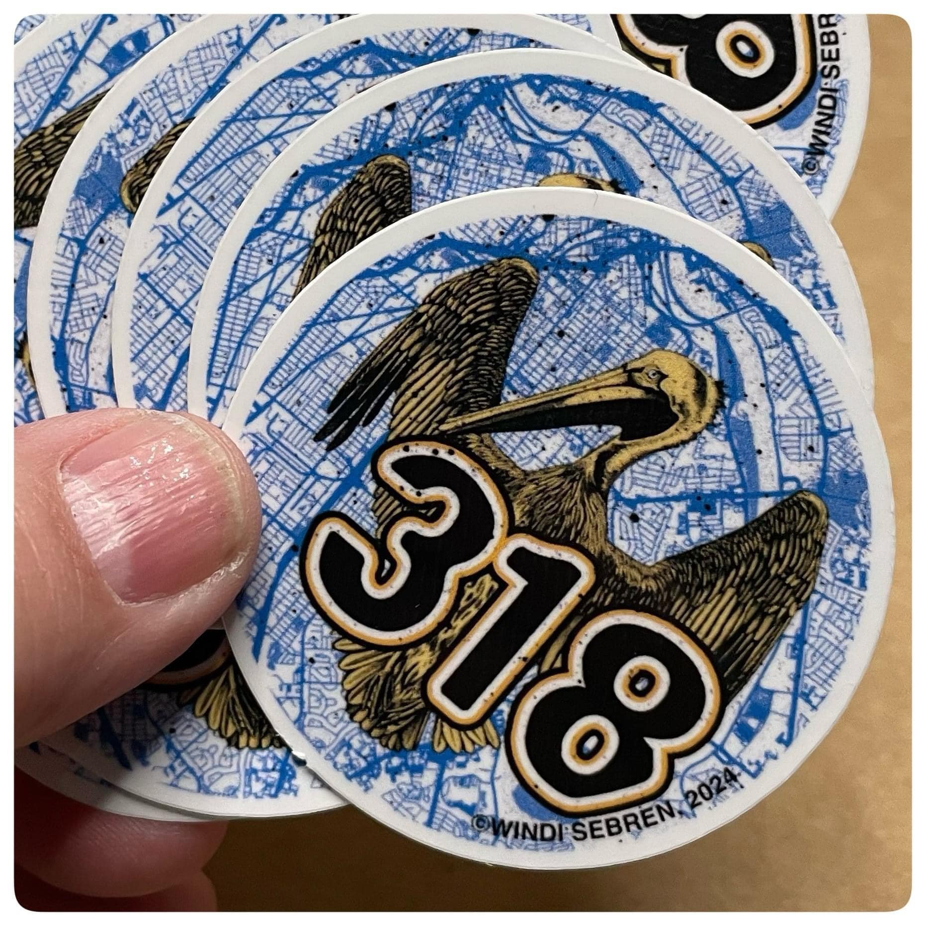 318 Sticker design, made for my Etsy shop