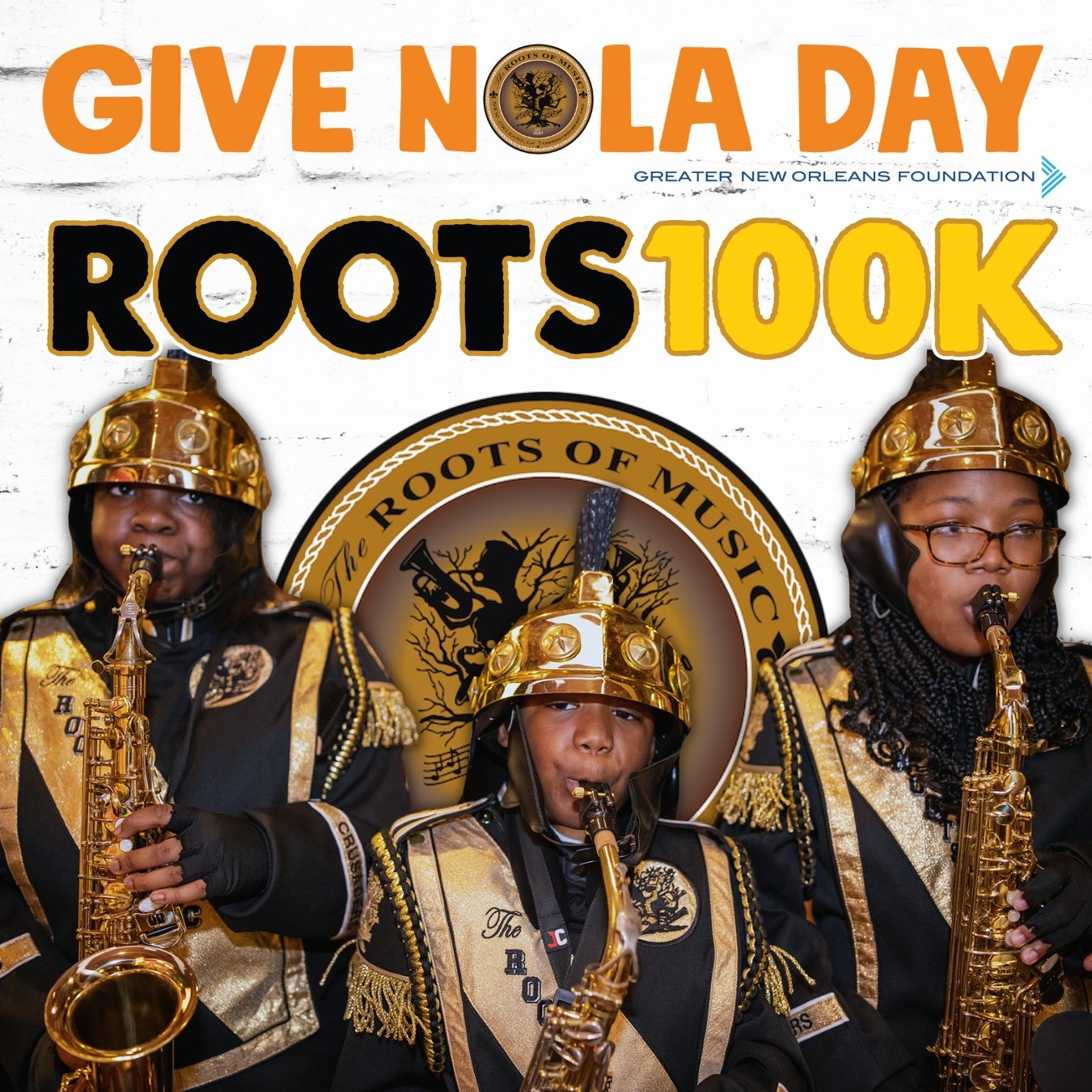 GiveNOLA Day social graphic for The Roots of Music