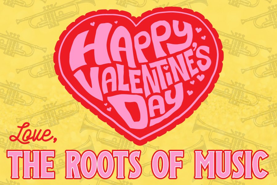 Neighborhood Valentine's Cards for The Roots of Music
