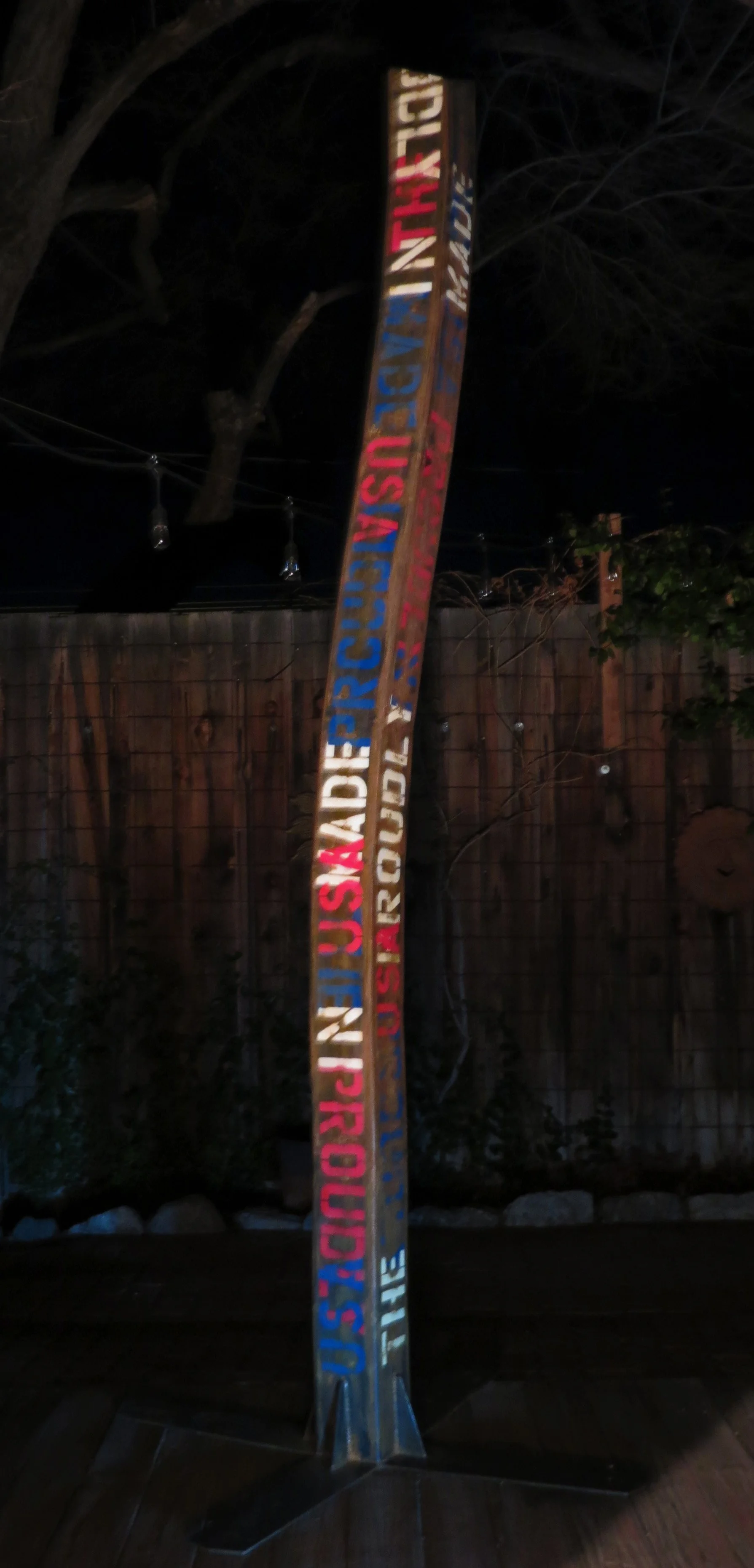 Proudly Made in the USA (night)