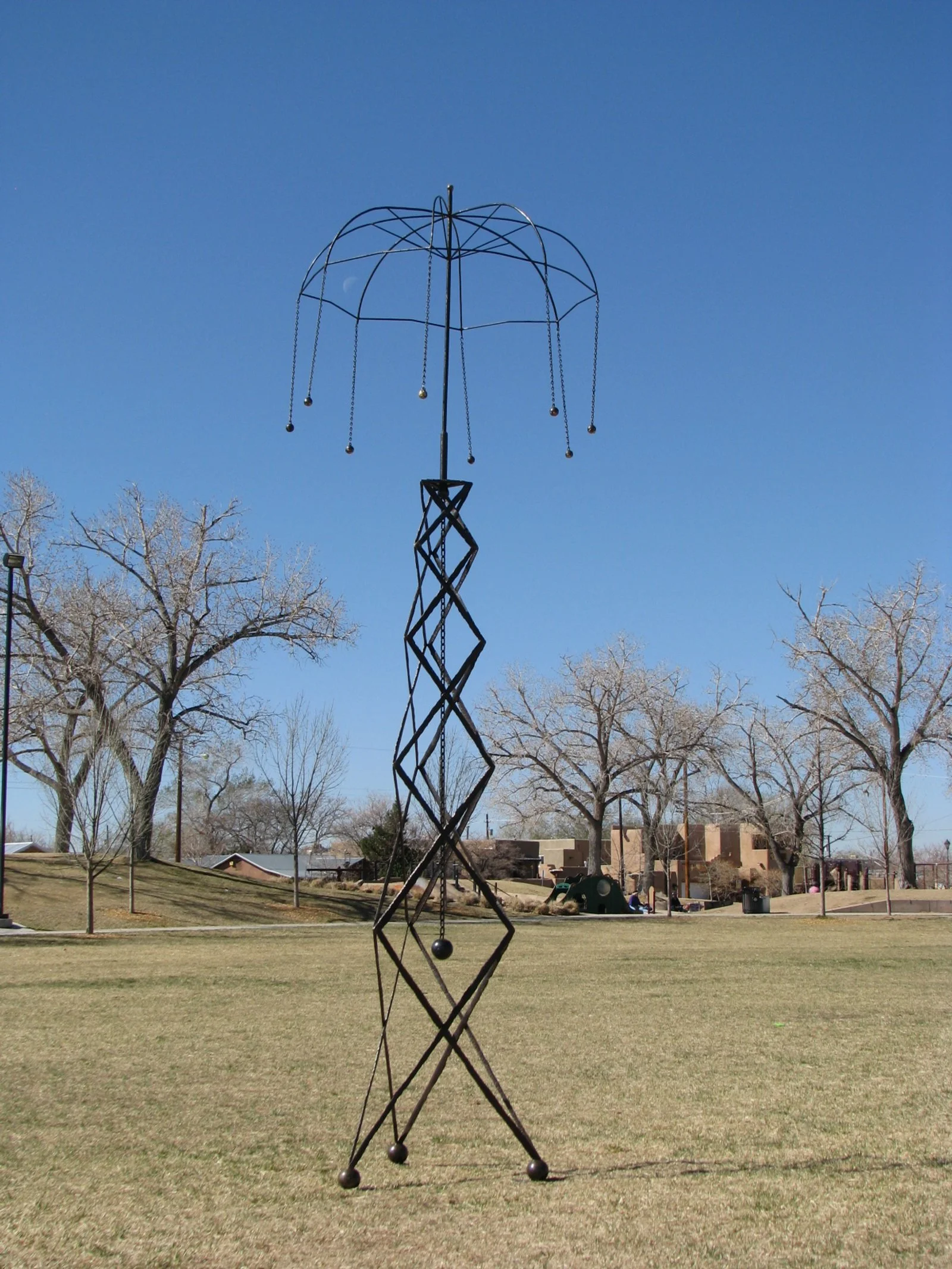 Umbrella With Ball and Chain