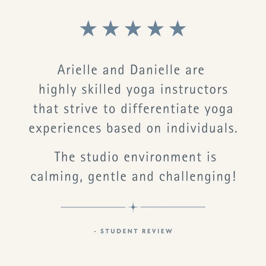 Thank you, Melissa! We love our yoga community and are continually learning, growing, and evolving our offerings. Our intention is to create classes that not only strengthen and open the body, but also cultivate greater joy, connection, and well-bein