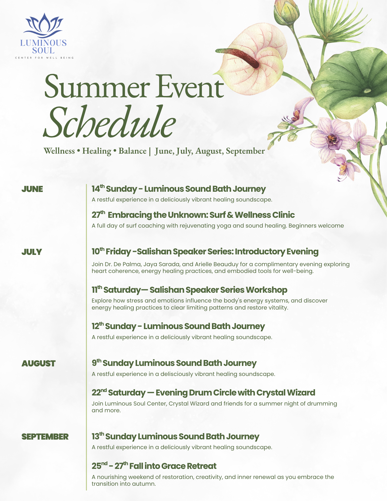 Best sound healing Oregon Coast
