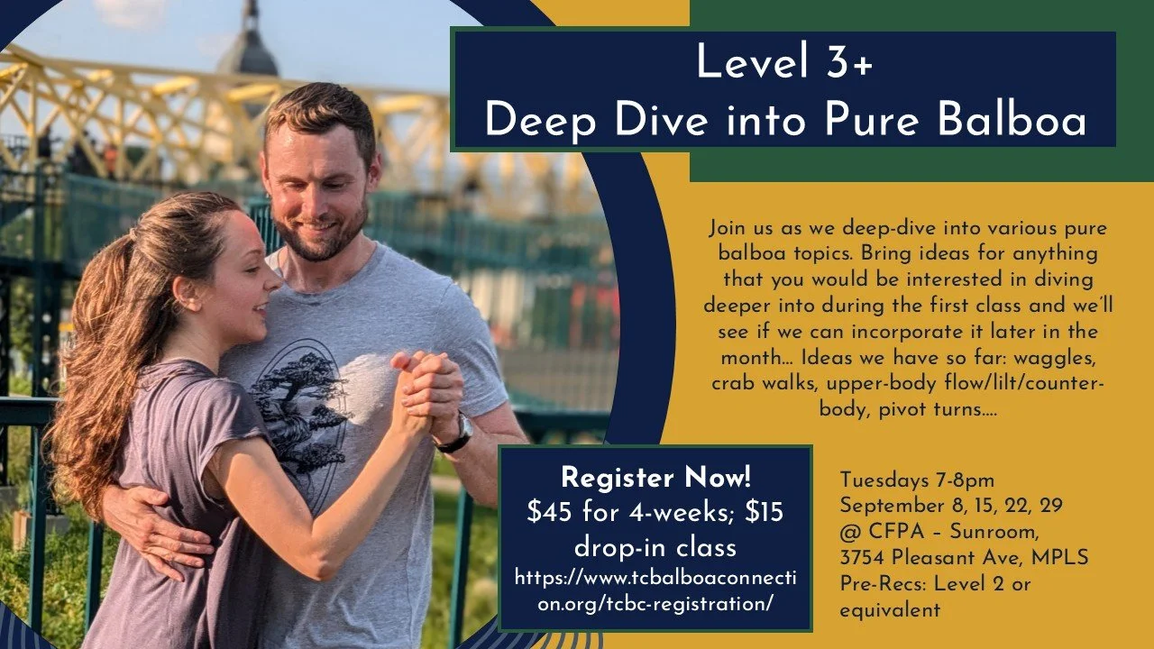 Level 3+  |  Deep Dive Into Pure Balboa |  September 2026