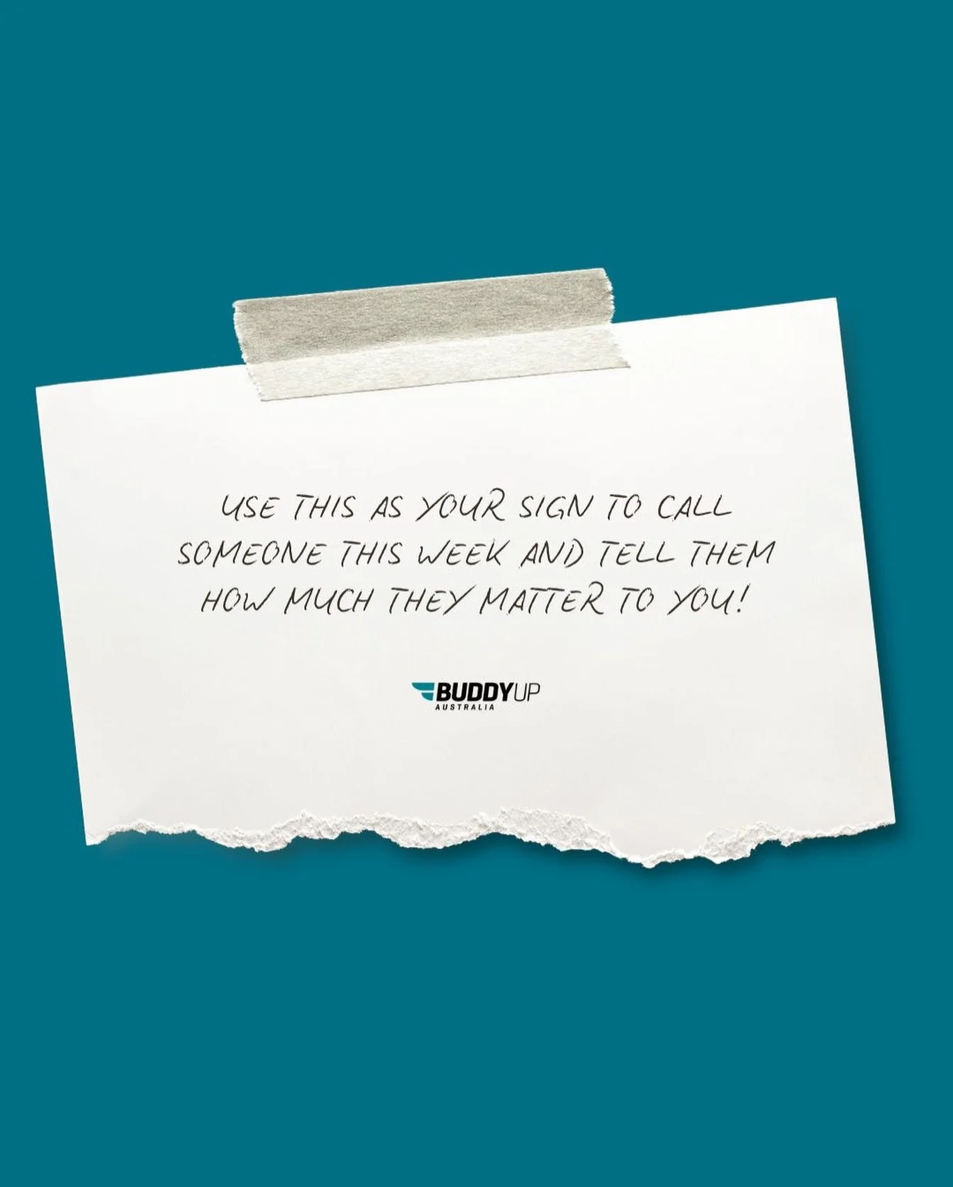 Sometimes that *random* call or text from a loved one can change their whole day for the better&hellip;

Give them a call.

#adf #firstresponders #events #support #community